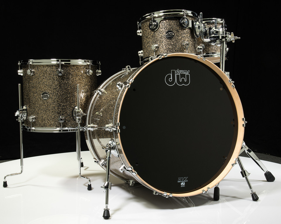 DW Performance Series 4pc Shell Pack 10/12/16/24 Gold Nebula