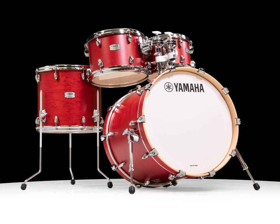 Yamaha Tour Custom 4pc Shell Pack 10/12/14/20- Candy Apple Satin