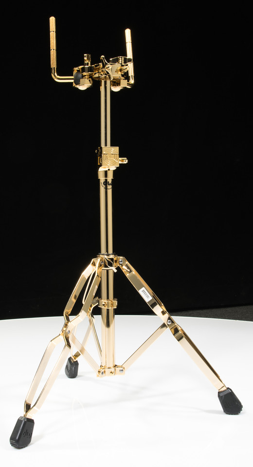 DW 9900 Double Tom Stand Gold