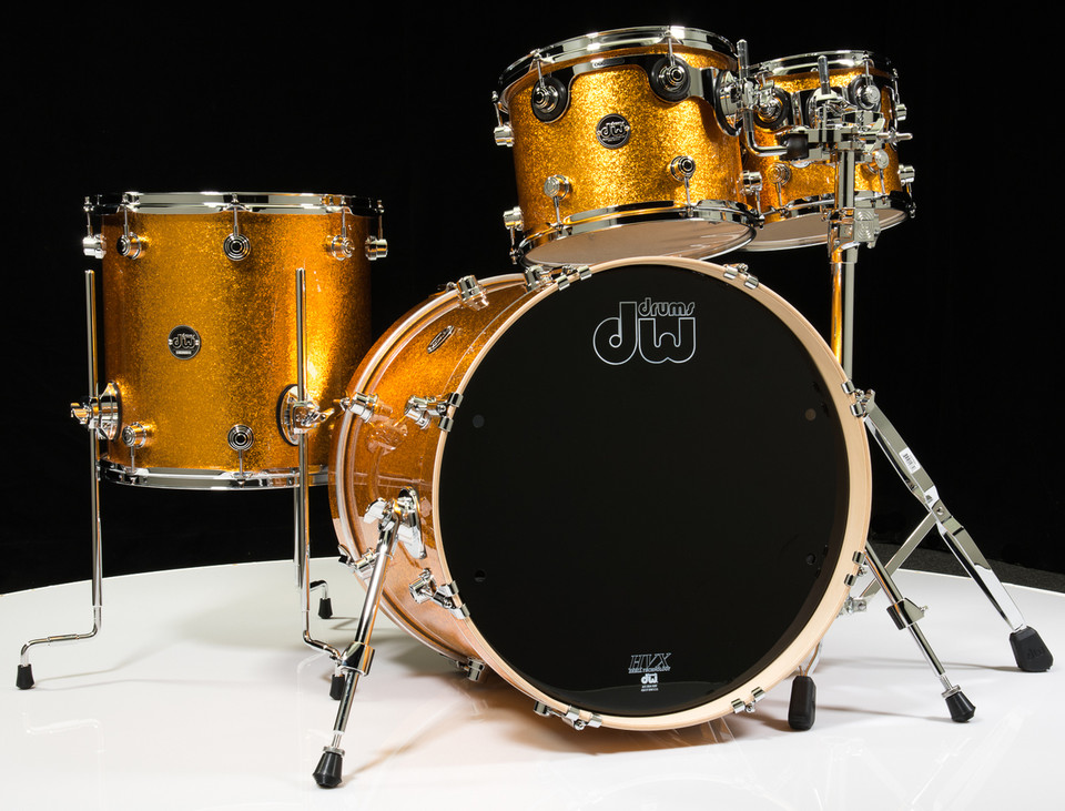 DW Performance Series 4pc Gold Sparkle 20" Kick Drum