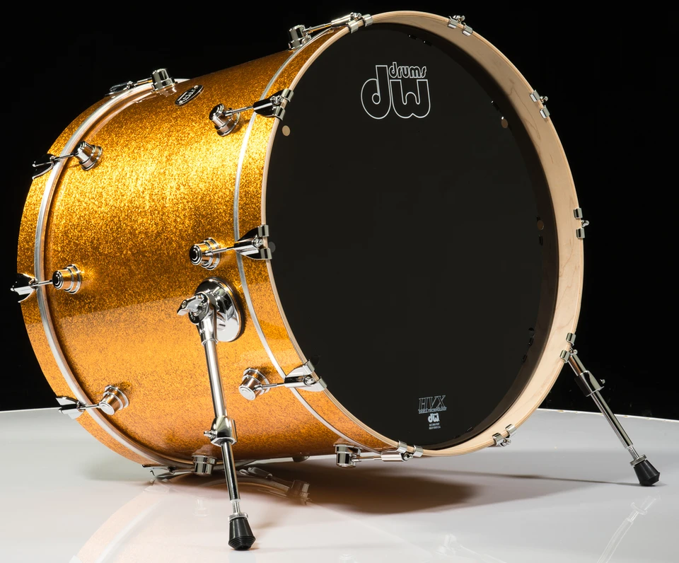 DW Performance Series 18x22 Bass Drum - Gold Sparkle
