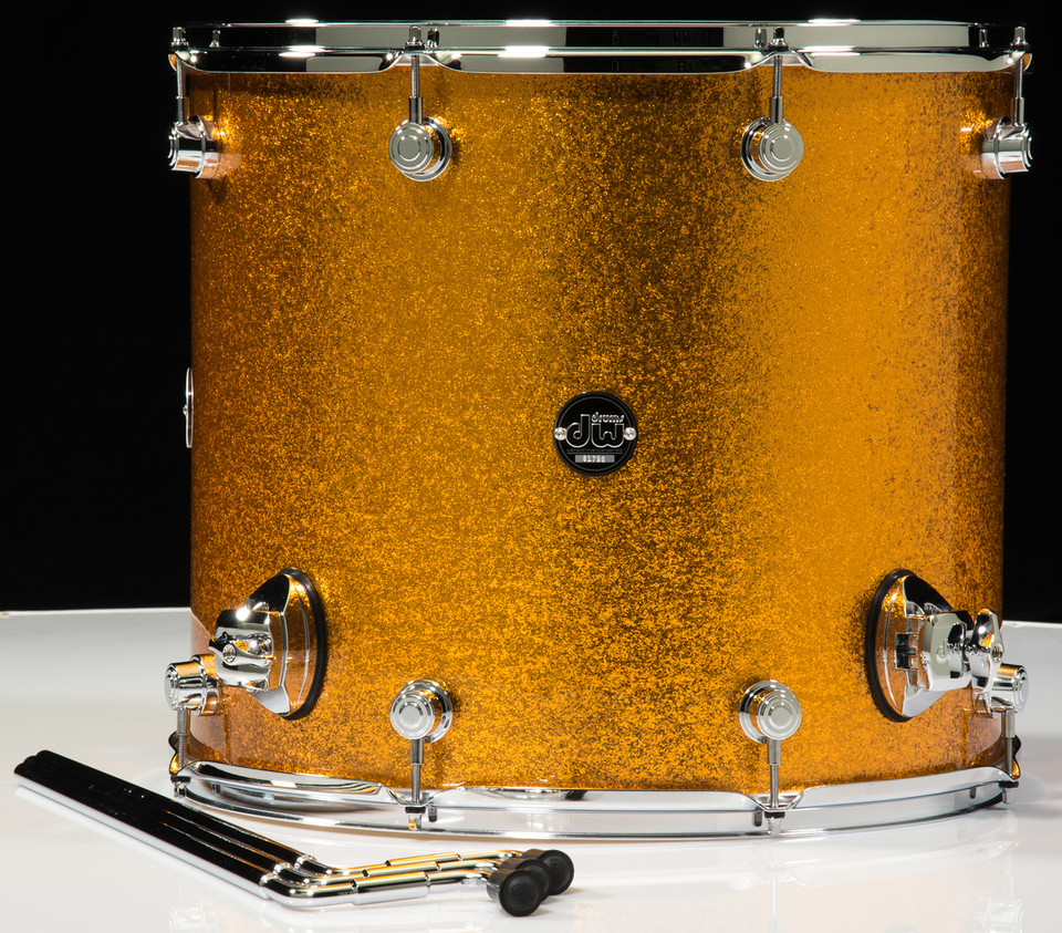 DW Performance Series 16x18 Floor Tom - Gold Sparkle