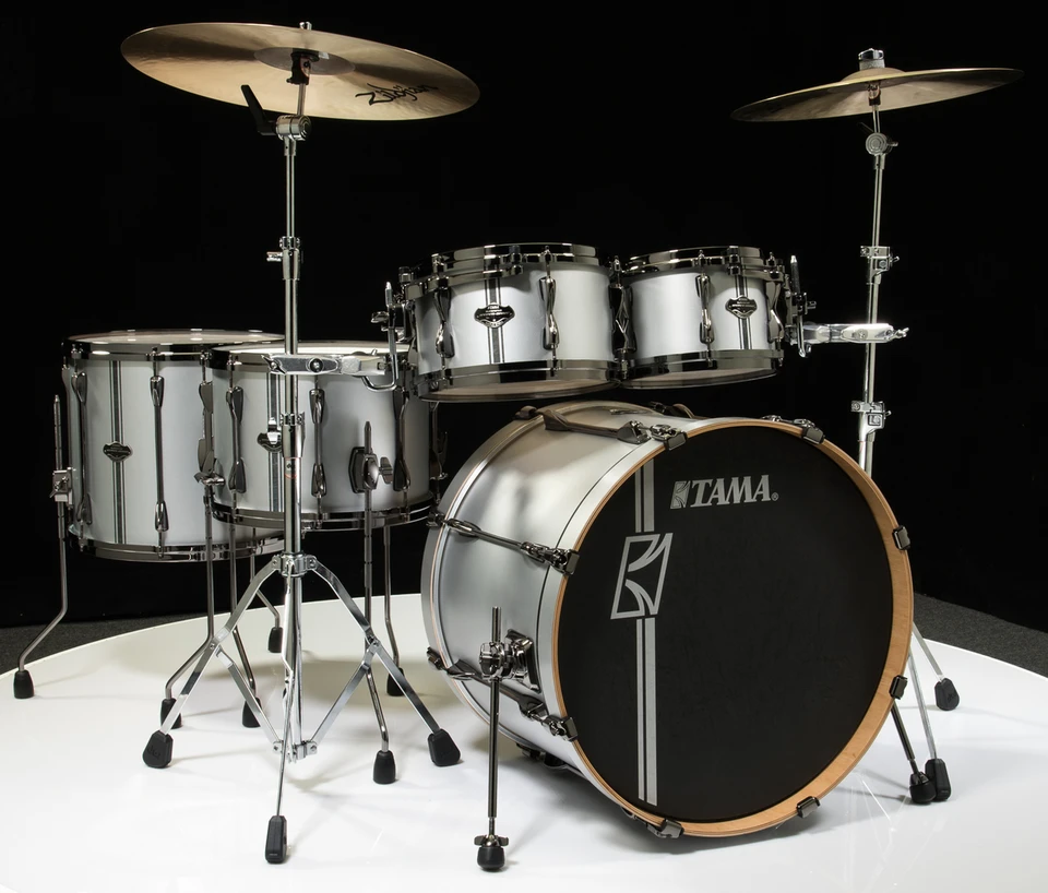 Tama Superstar Hyper-Drive Duo 5pc Drum Set - Satin Silver