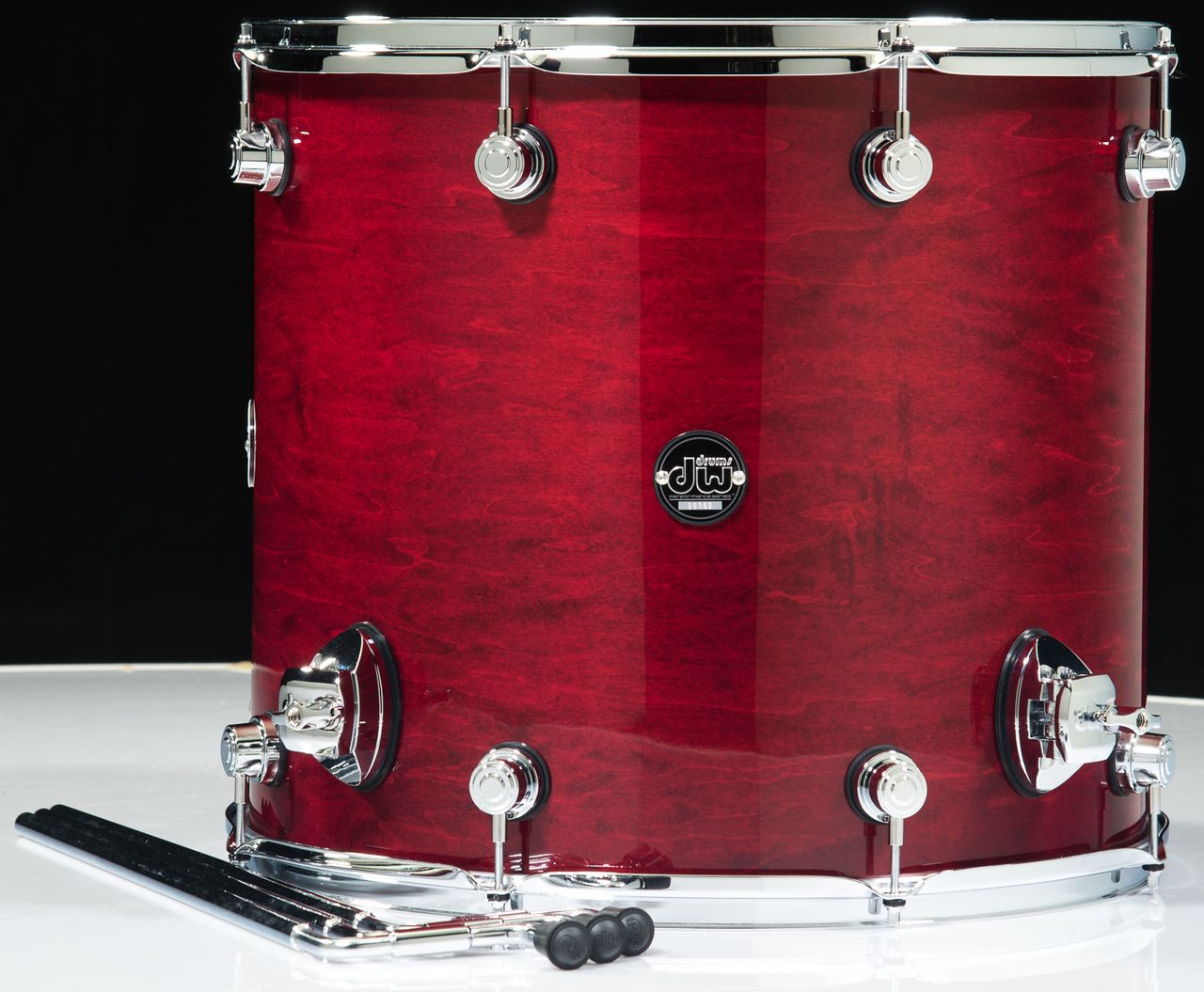 DW Performance Series 16x18 Floor Tom - Cherry Stain