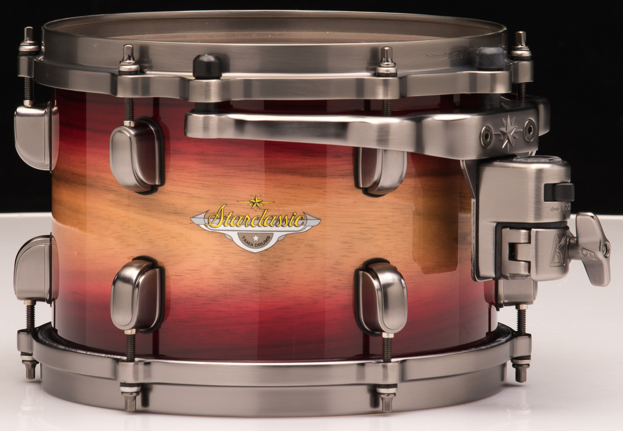 Tama Starclassic Maple Exotix 4pc Shell Pack Ruby Pacific Walnut Burst