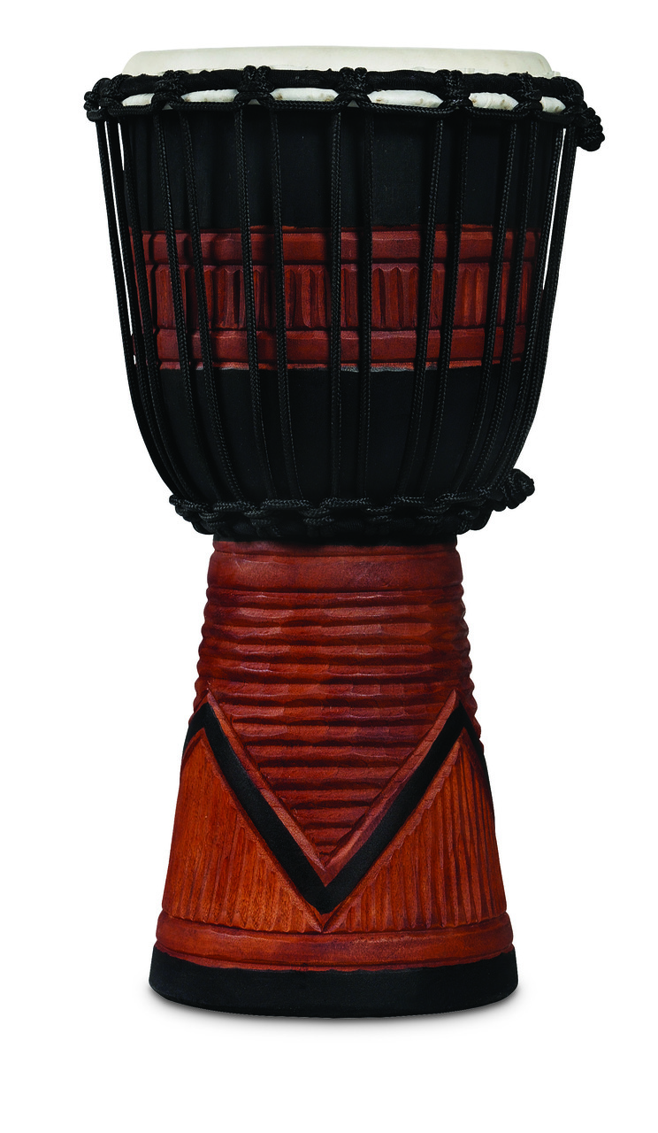 LP World Beat Wood Art Small Djembe, SortLP World Beat Wood Art Small Djembe, Sort  