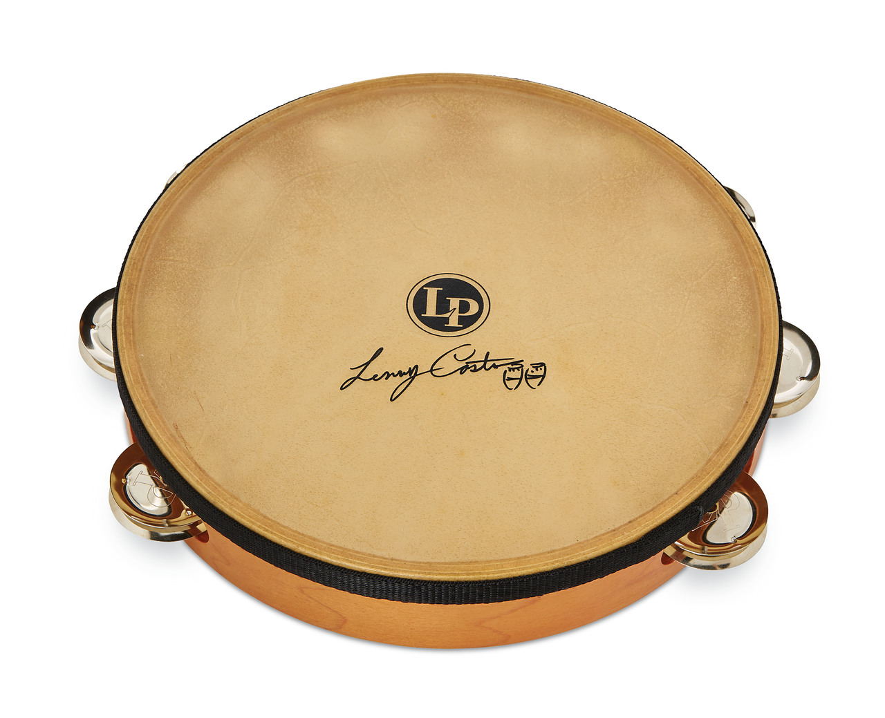 LP Lenny Castro 10In Tamborines Single Row With/Bag