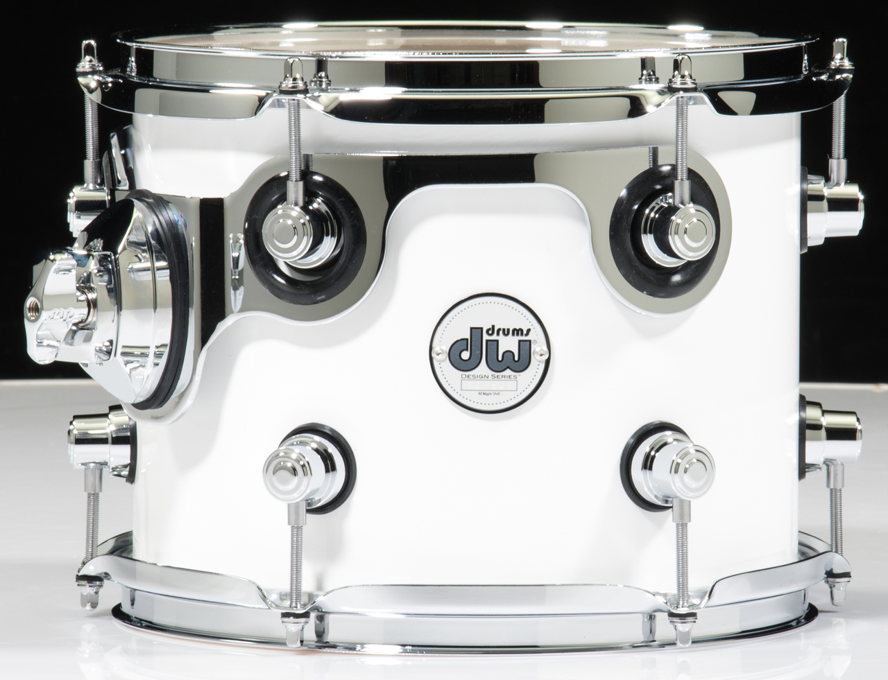 DW Design Series 4pc Drum Set - Gloss White 10/12/16/22