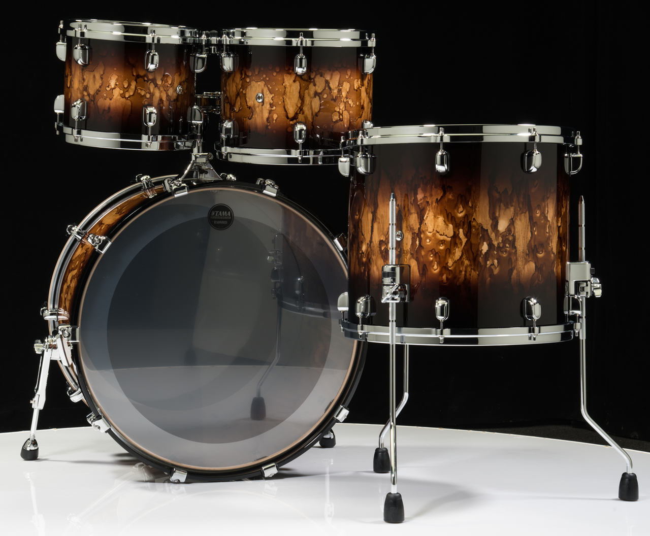 Tama Starclassic Walnut/Birch 4pc Shell Pack - Molten Brown Burst