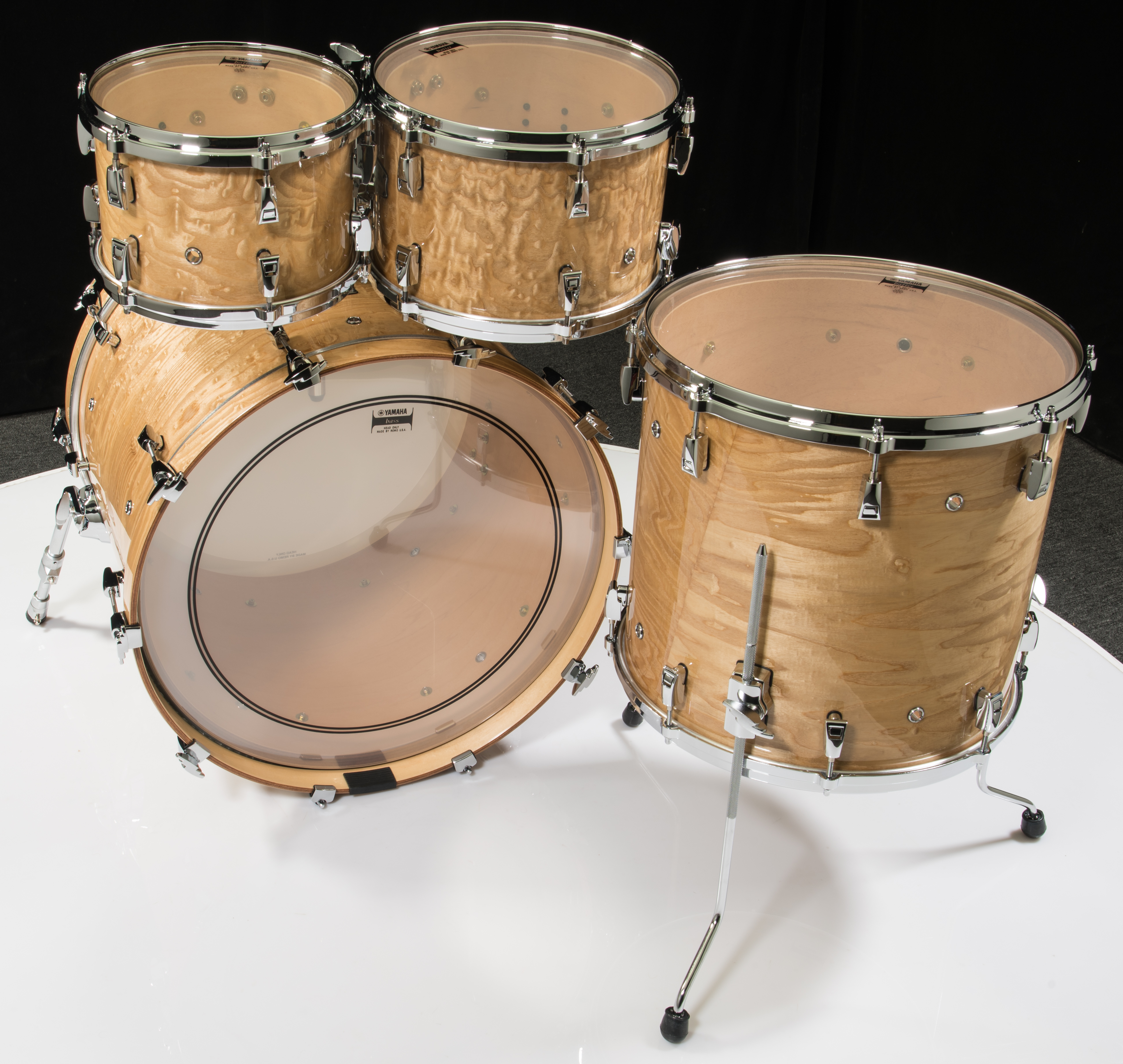 Yamaha PHX 4pc Drum Set Gloss Natural Ash with Mount