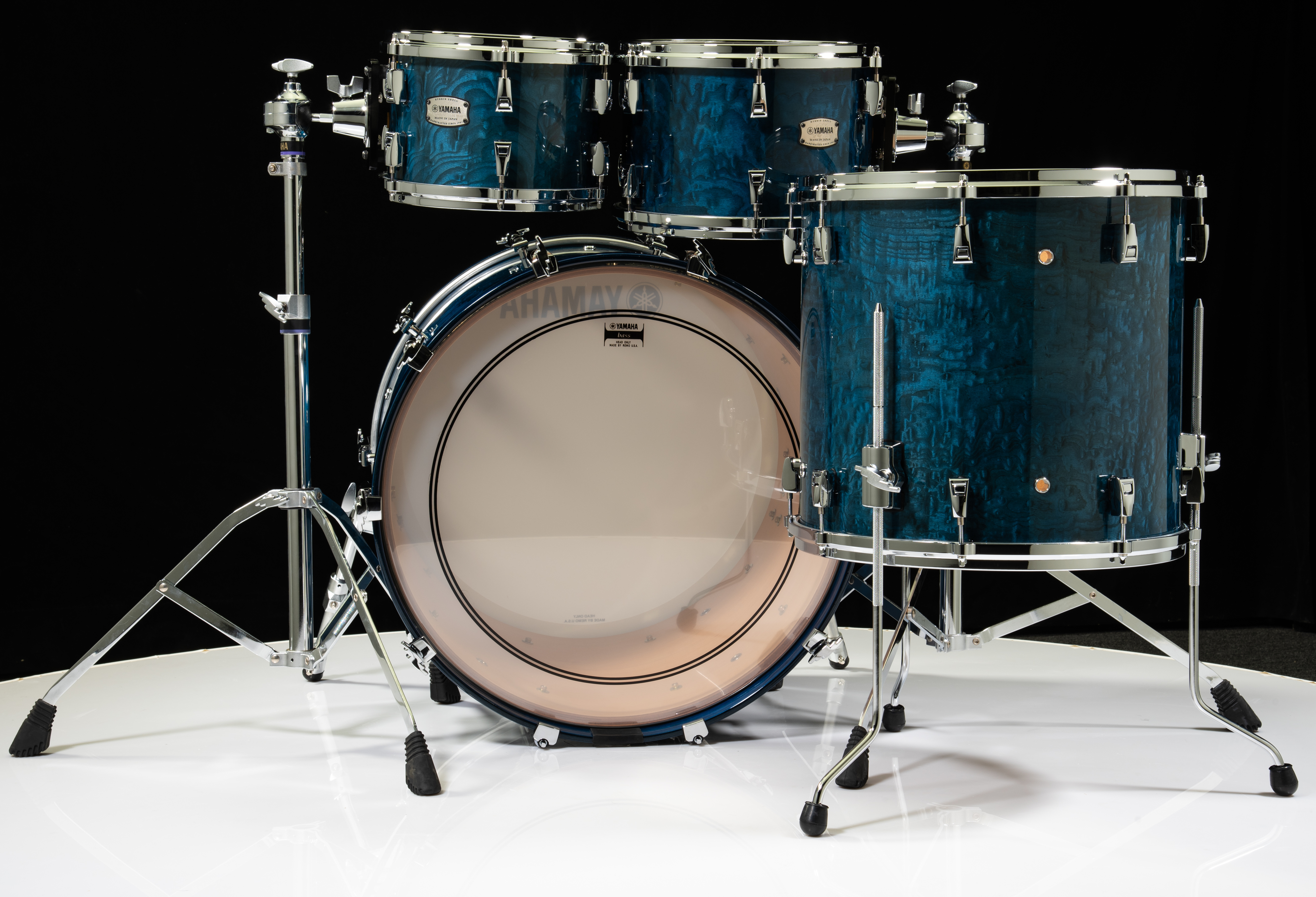 Yamaha PHX 4pc Drum Set Sapphire Gloss over Ash