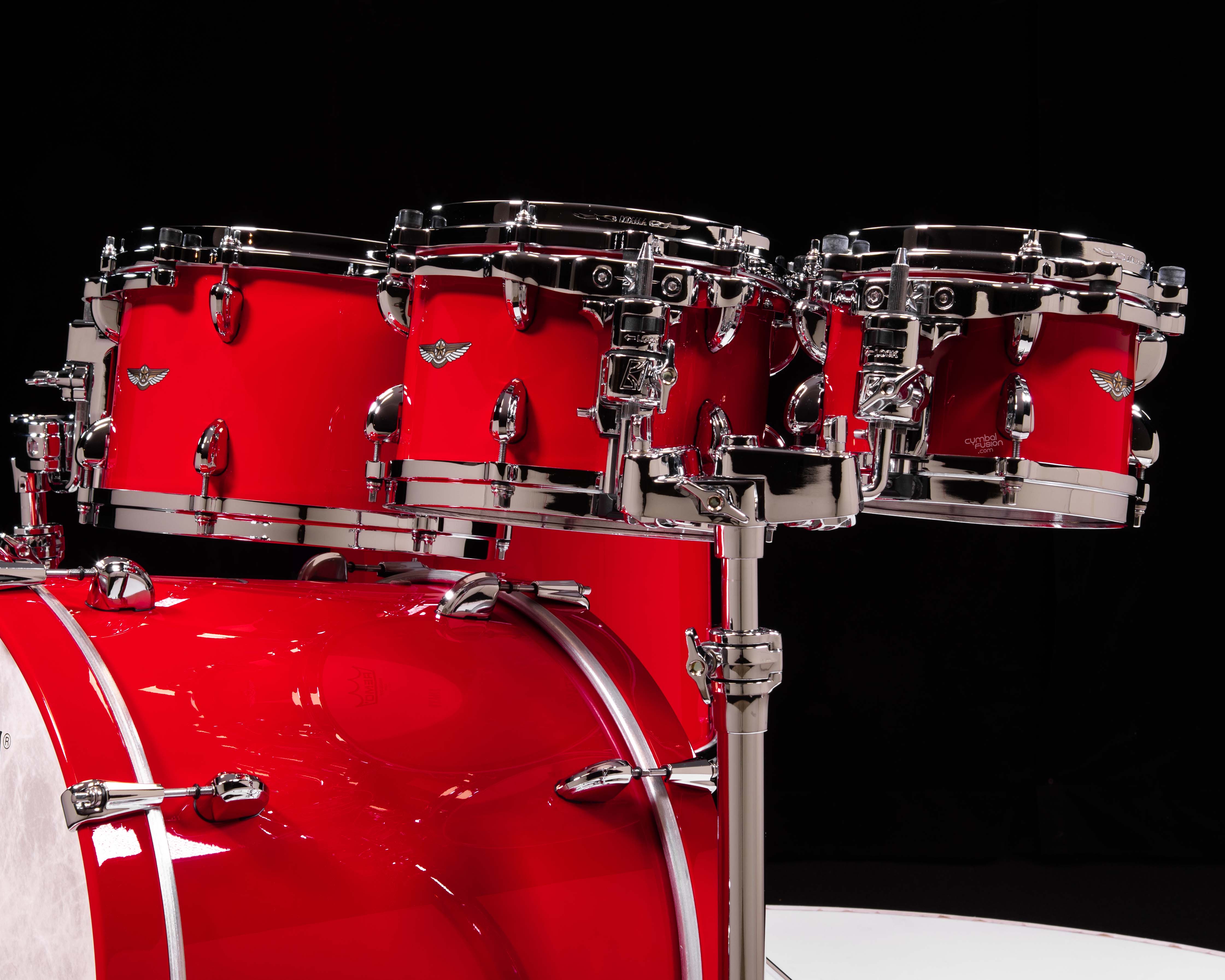 Tama Star Walnut 5pc Solid Candy Red Shell Pack 8/10/12/16/22 Tama Star Walnut 5pc Solid Candy Red Shell Pack 8/10/12/16/22
