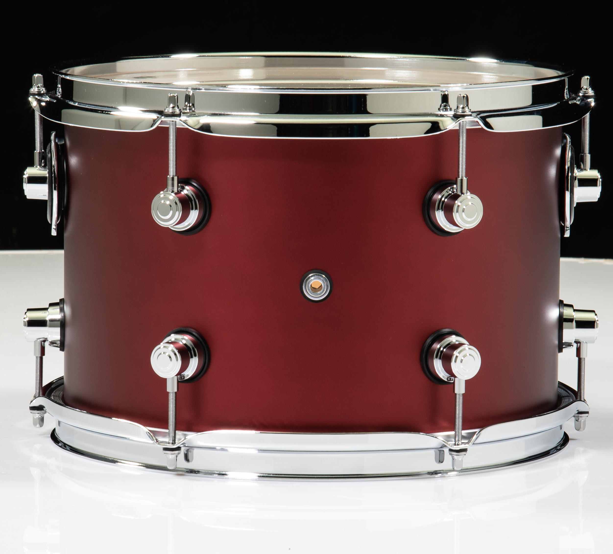DW Design Series 8x12 Tom -Crimson Satin Metallic