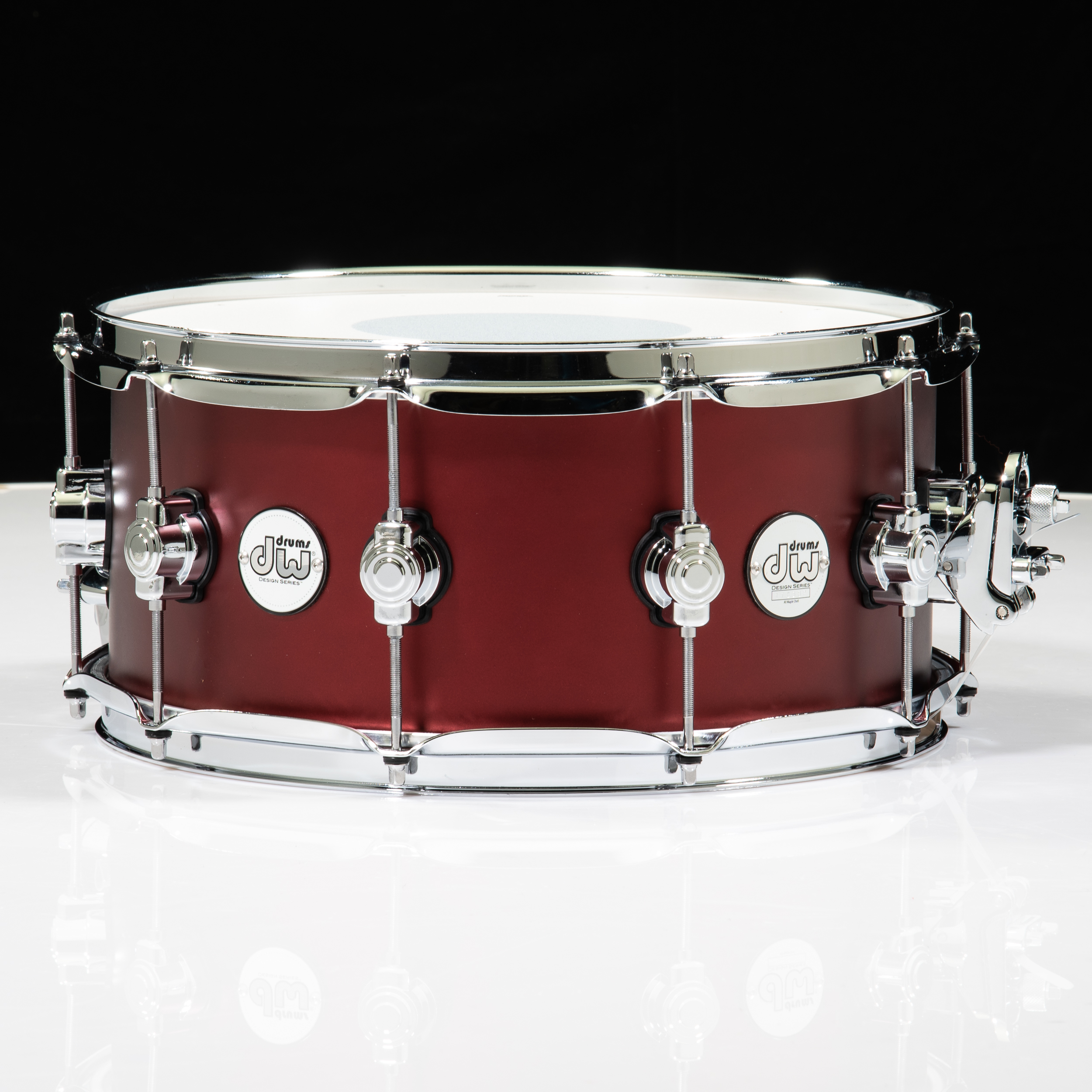 DW Design Series 6.5x14 Snare - Crimson Satin Metallic