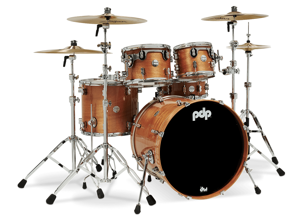 PDP Concept Exotic Series 5pc Shell Pack Honey Mahogany Lacquer