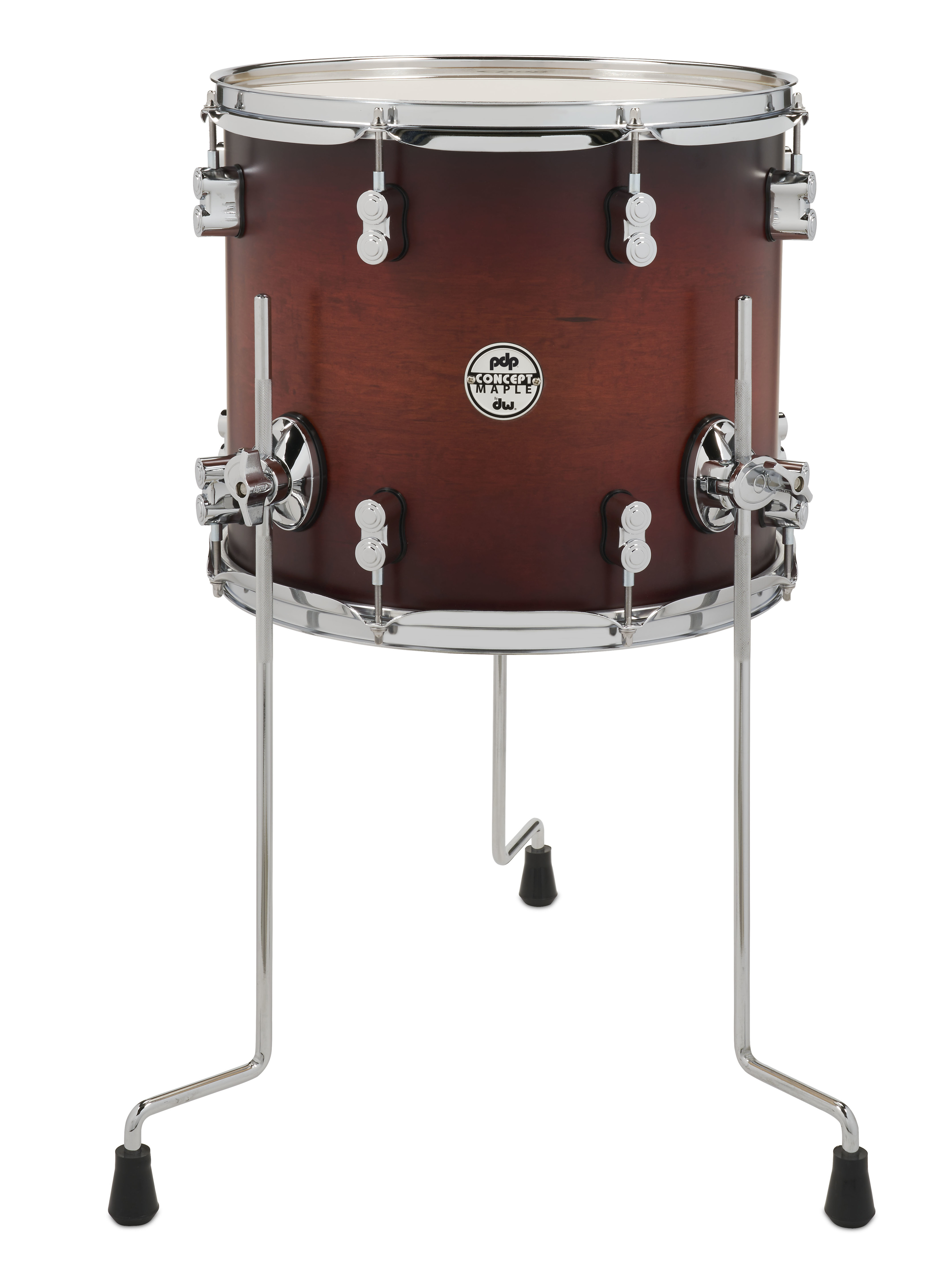 pdp tobacco burst PDP Concept Maple 12x14 Tom