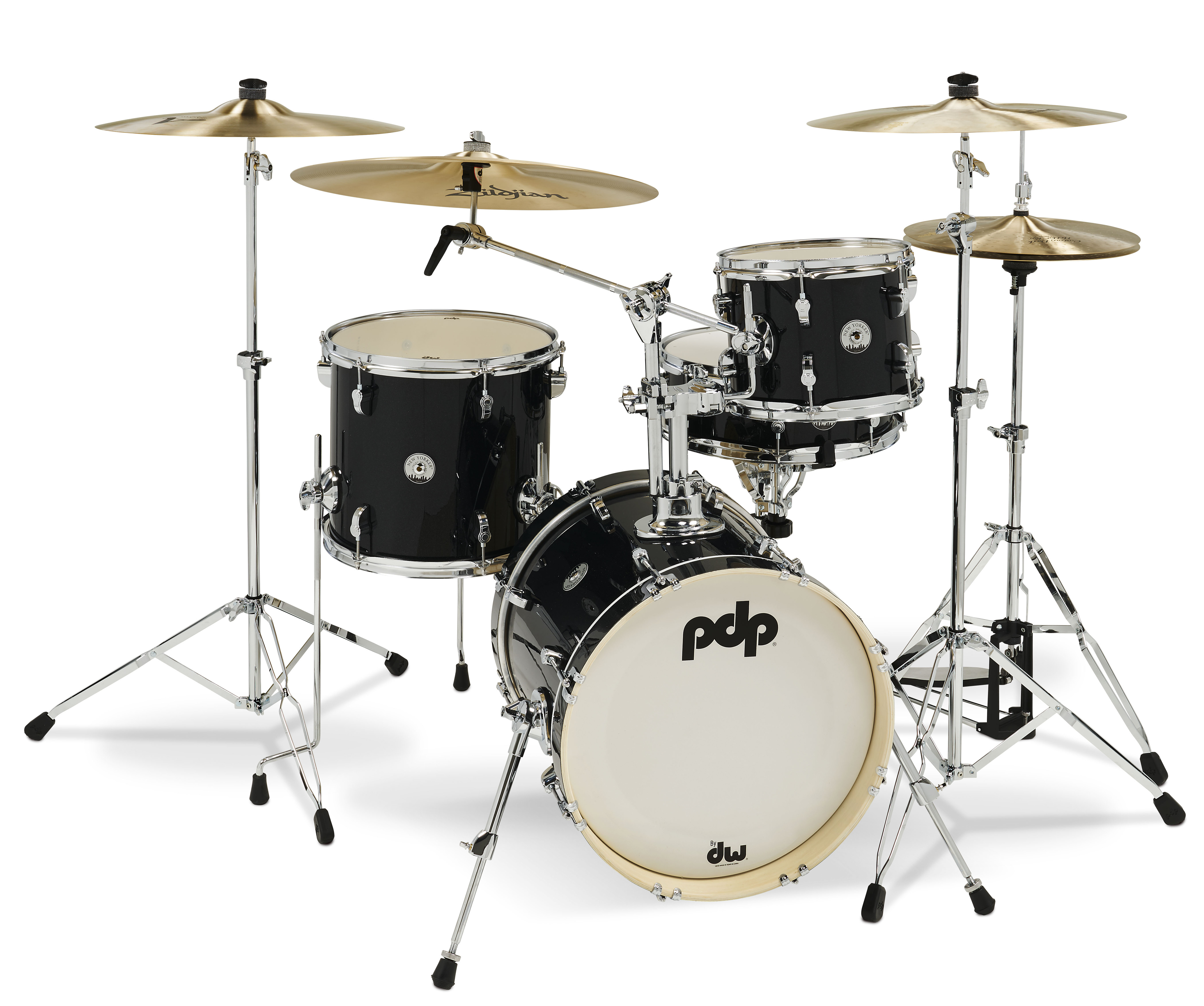 PDP New Yorker 4pc Kit - Black Onyx Sparkle (PDNY1604BO)