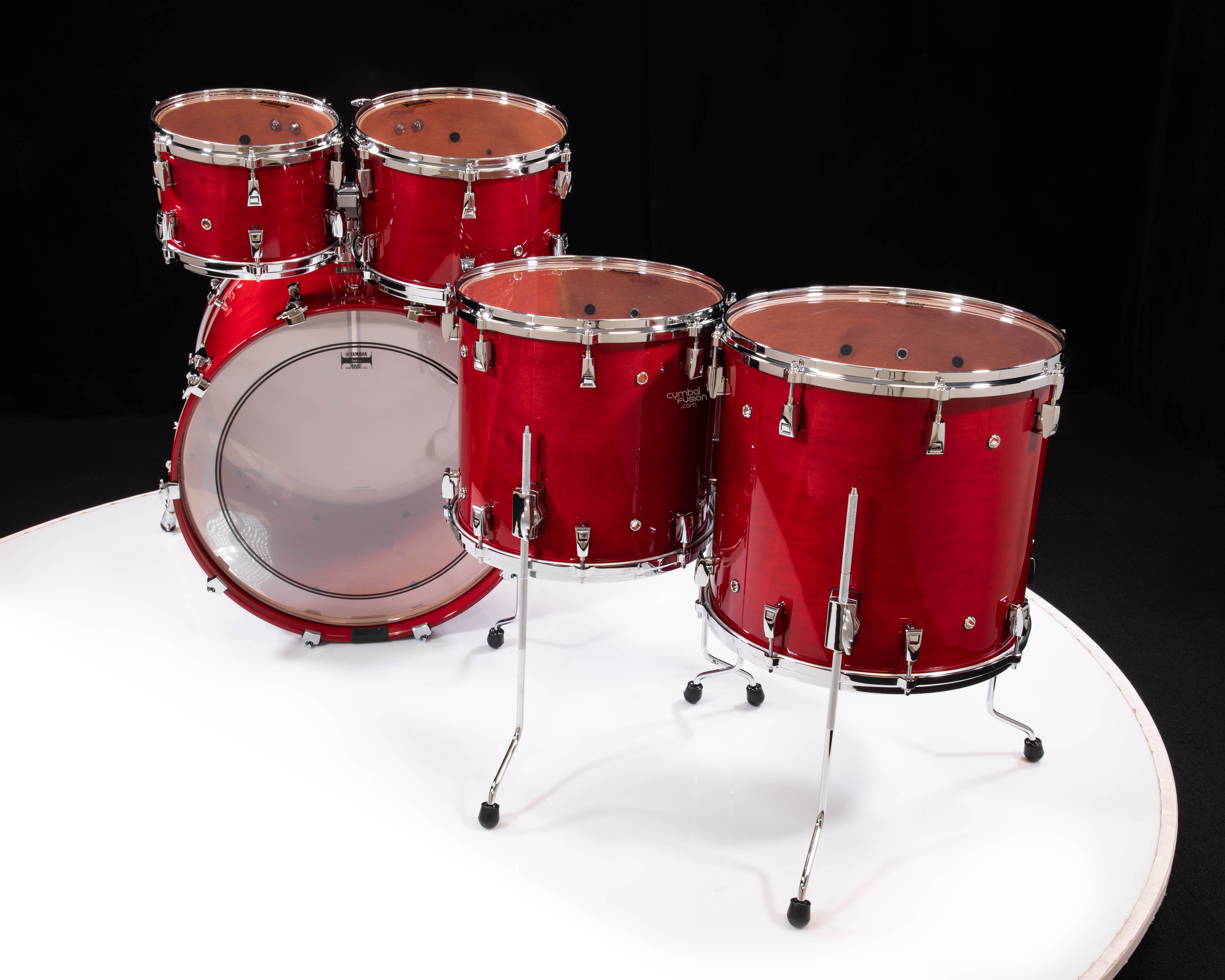 Yamaha Absolute Hybrid Maple 5pc Red Autumn 10/12/14/16/22