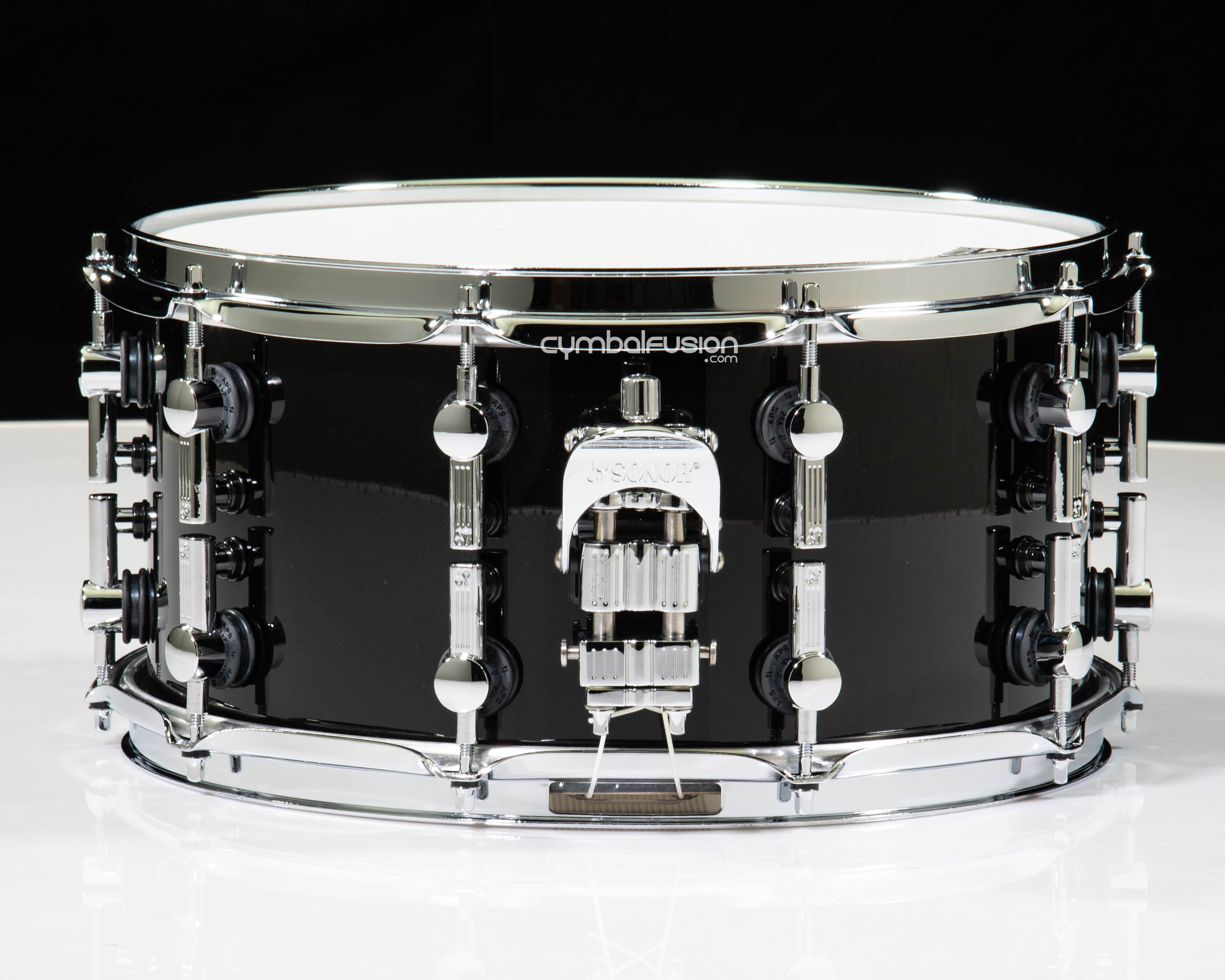Sonor SQ2 Snare Drum 14 x 7 Heavy Beech - Brilliant Black
