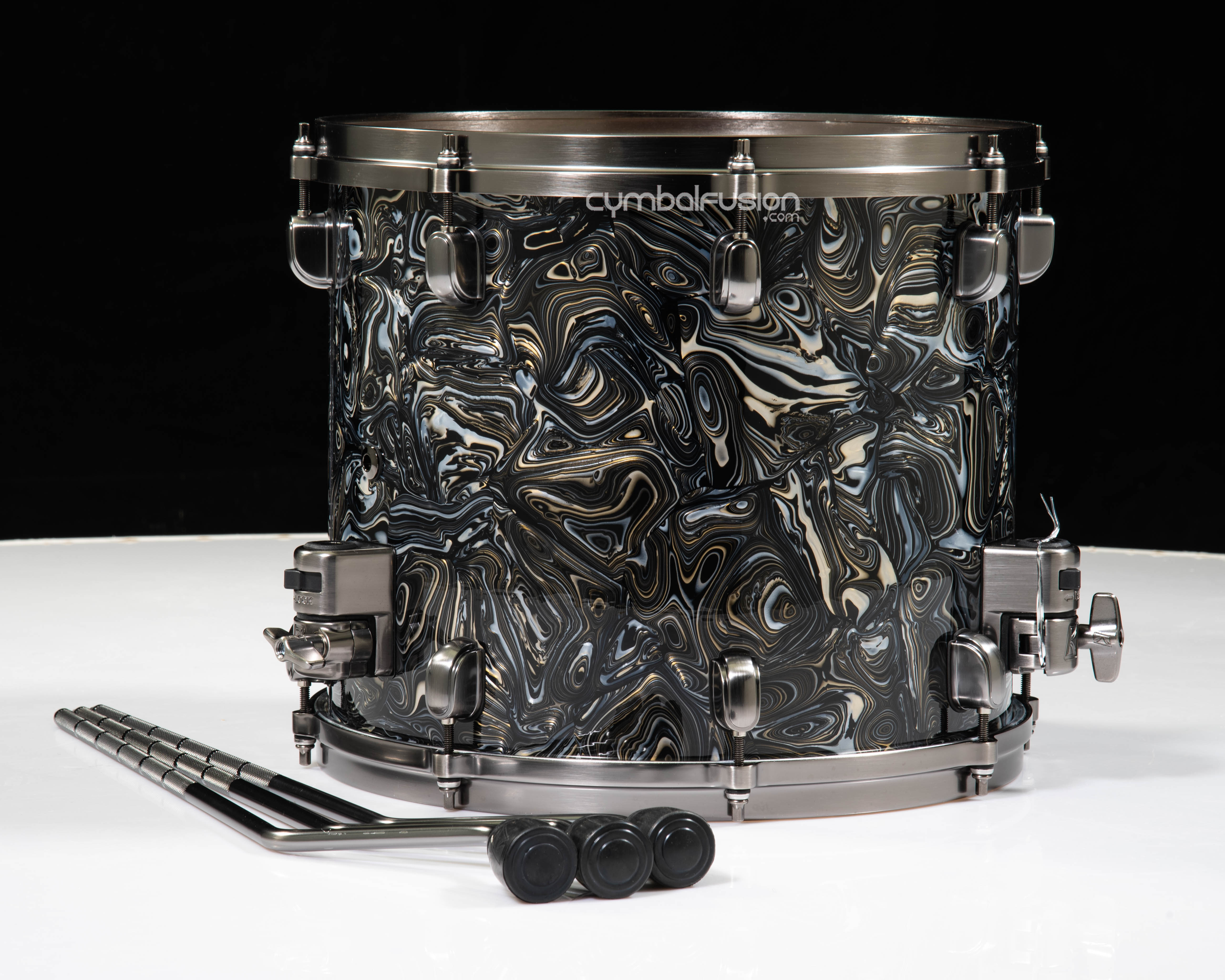 Tama Starclassic Maple 12x14 Tom - Charcoal Swirl