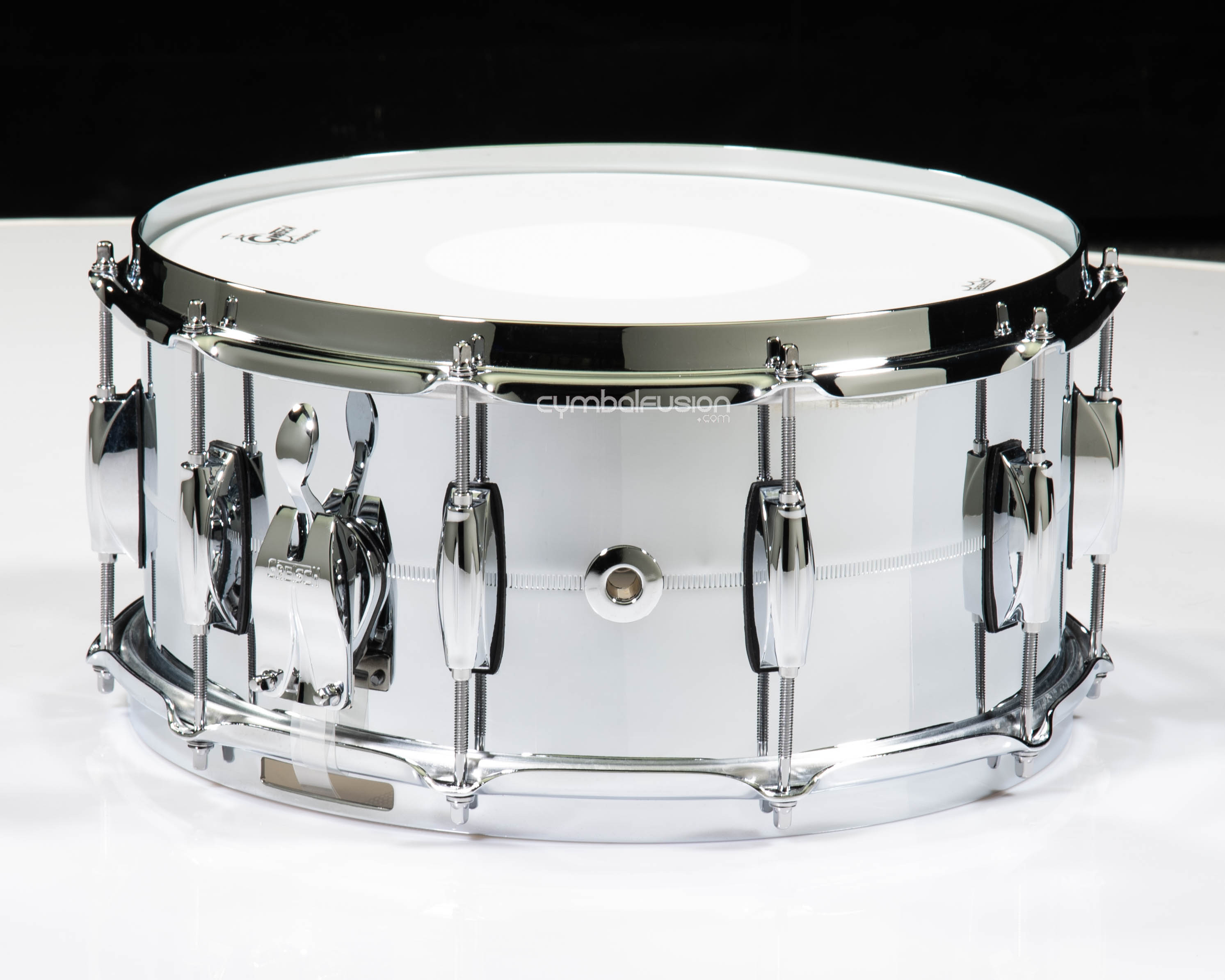 Gretsch 14x6.5 Hammered Chrome Over Brass Snare Drum – Drumland Canada