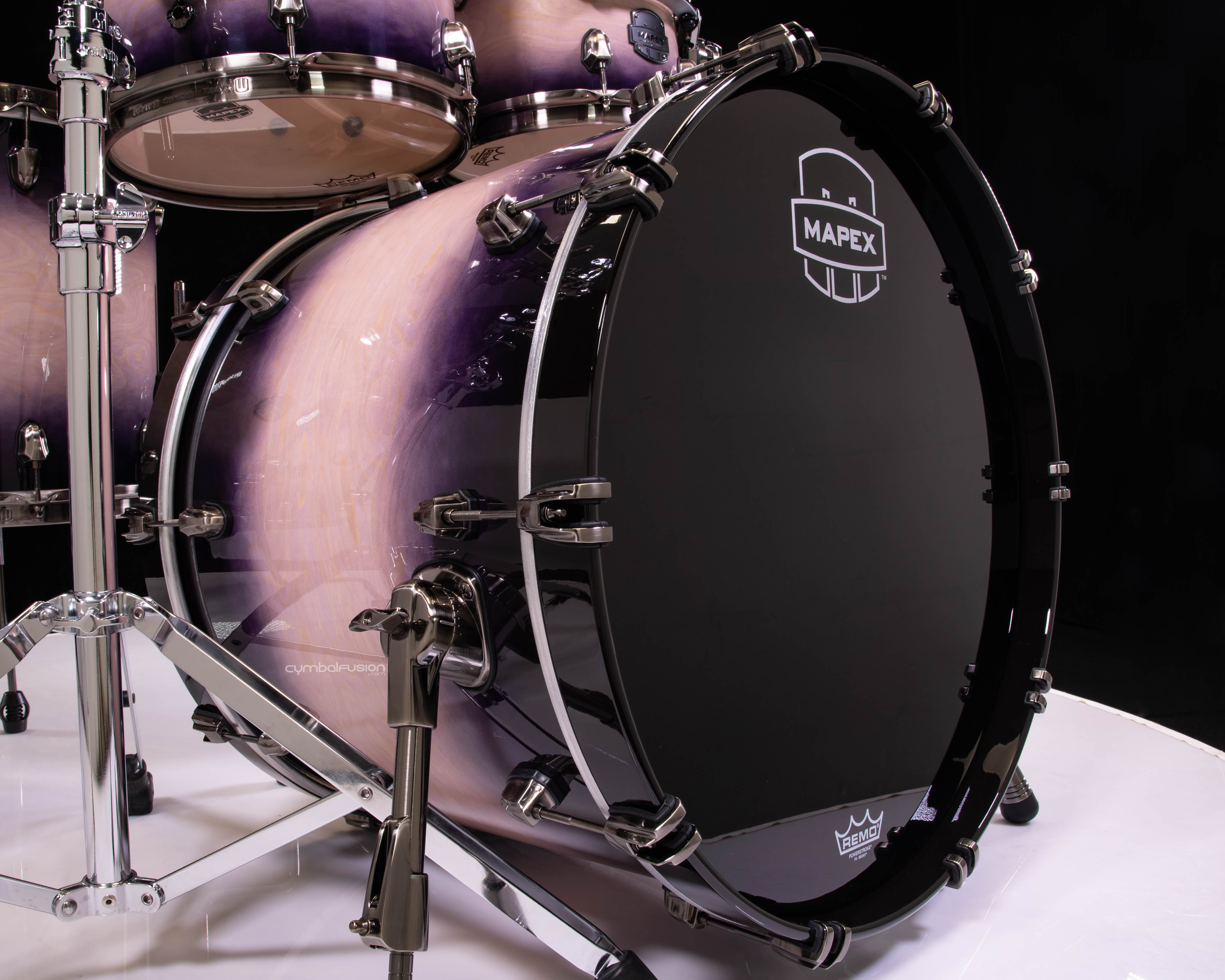 Saturn Evolution Maple/Walnut 5pc Workhorse Kit - Exotic Violet Burst