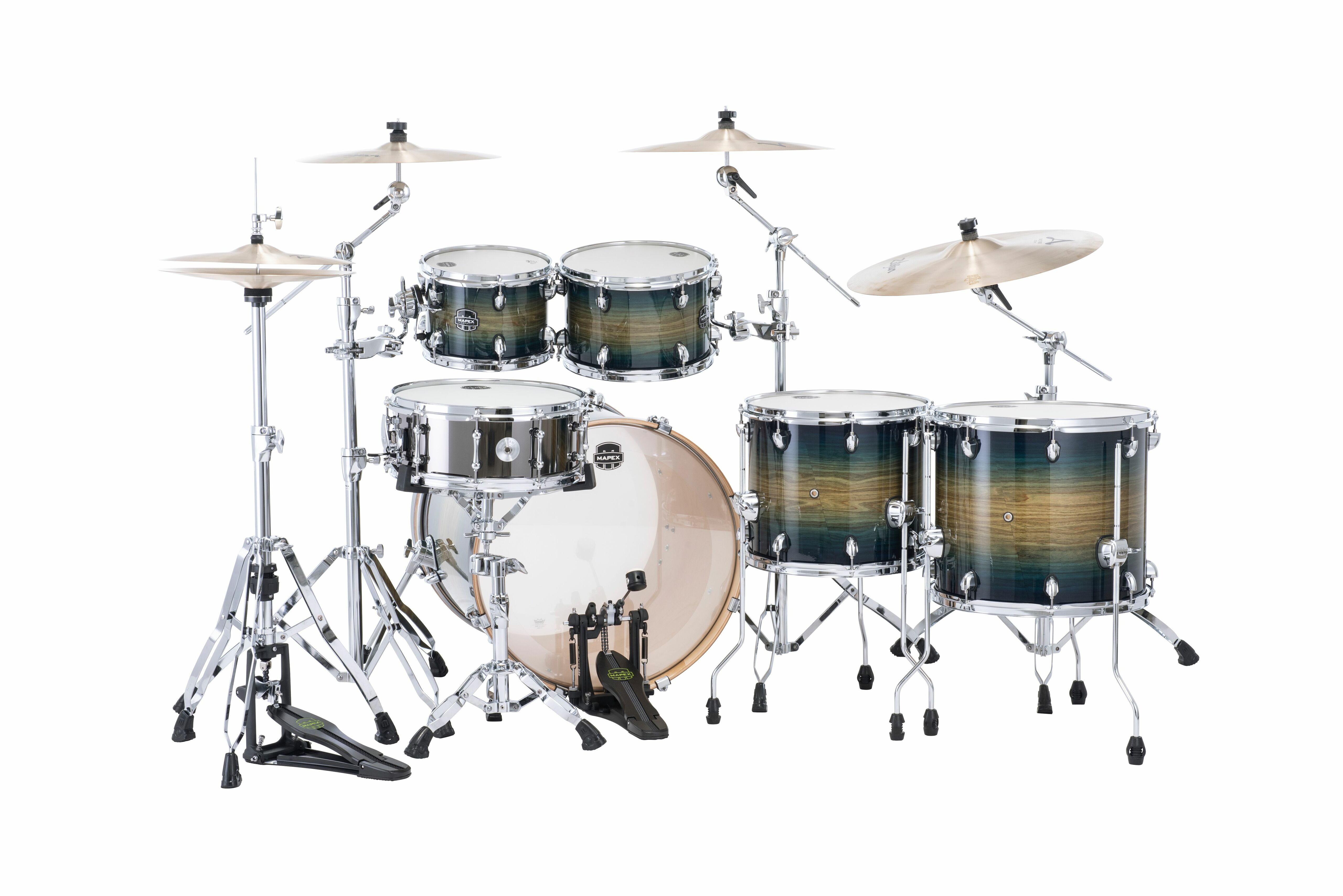 Mapex Armory 6pc Studioease Standard Shell Pack - Rainforest Burst