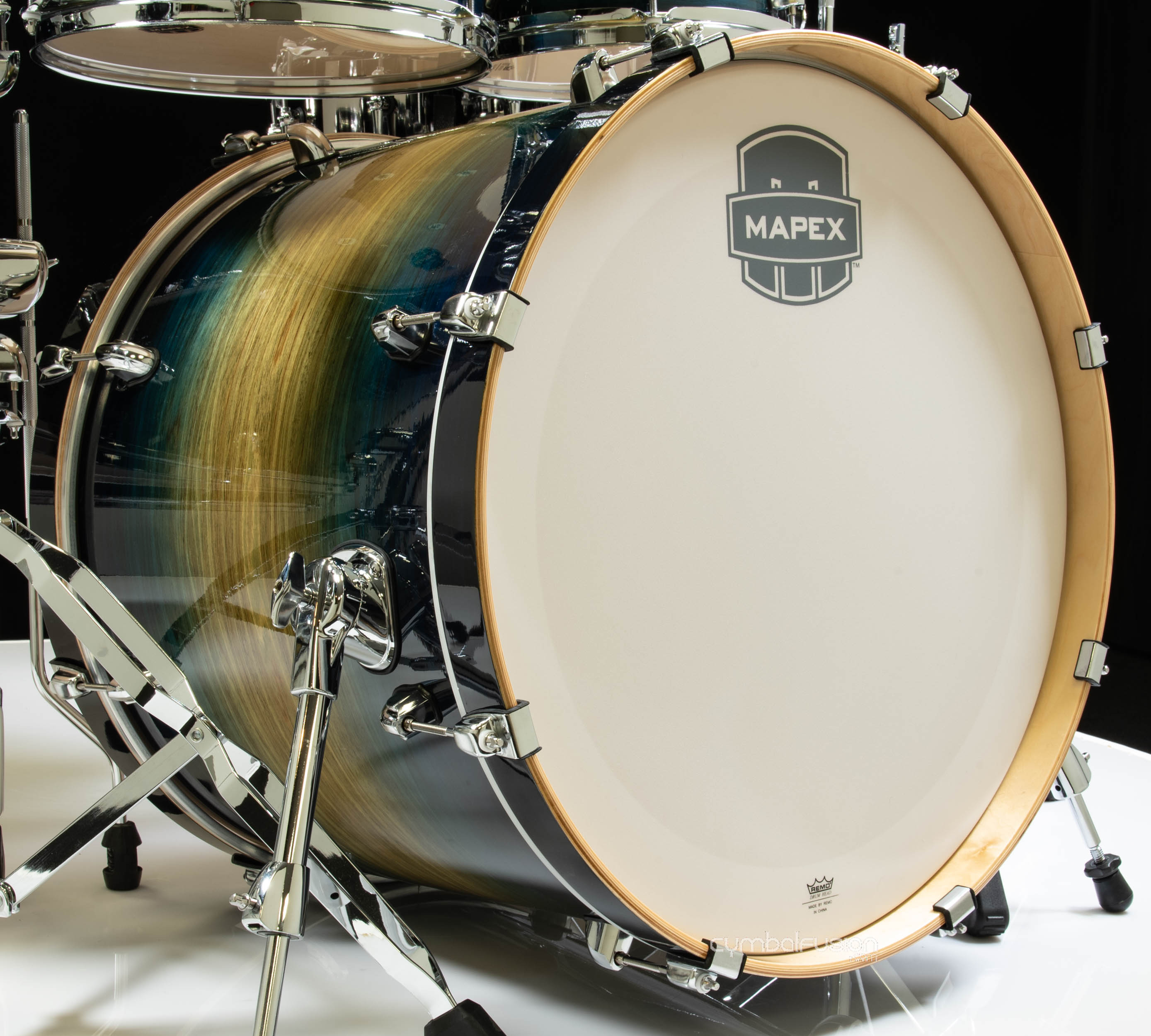 Mapex Armory 6pc Studioease Fast Toms Shell Pack Rainforest Burst