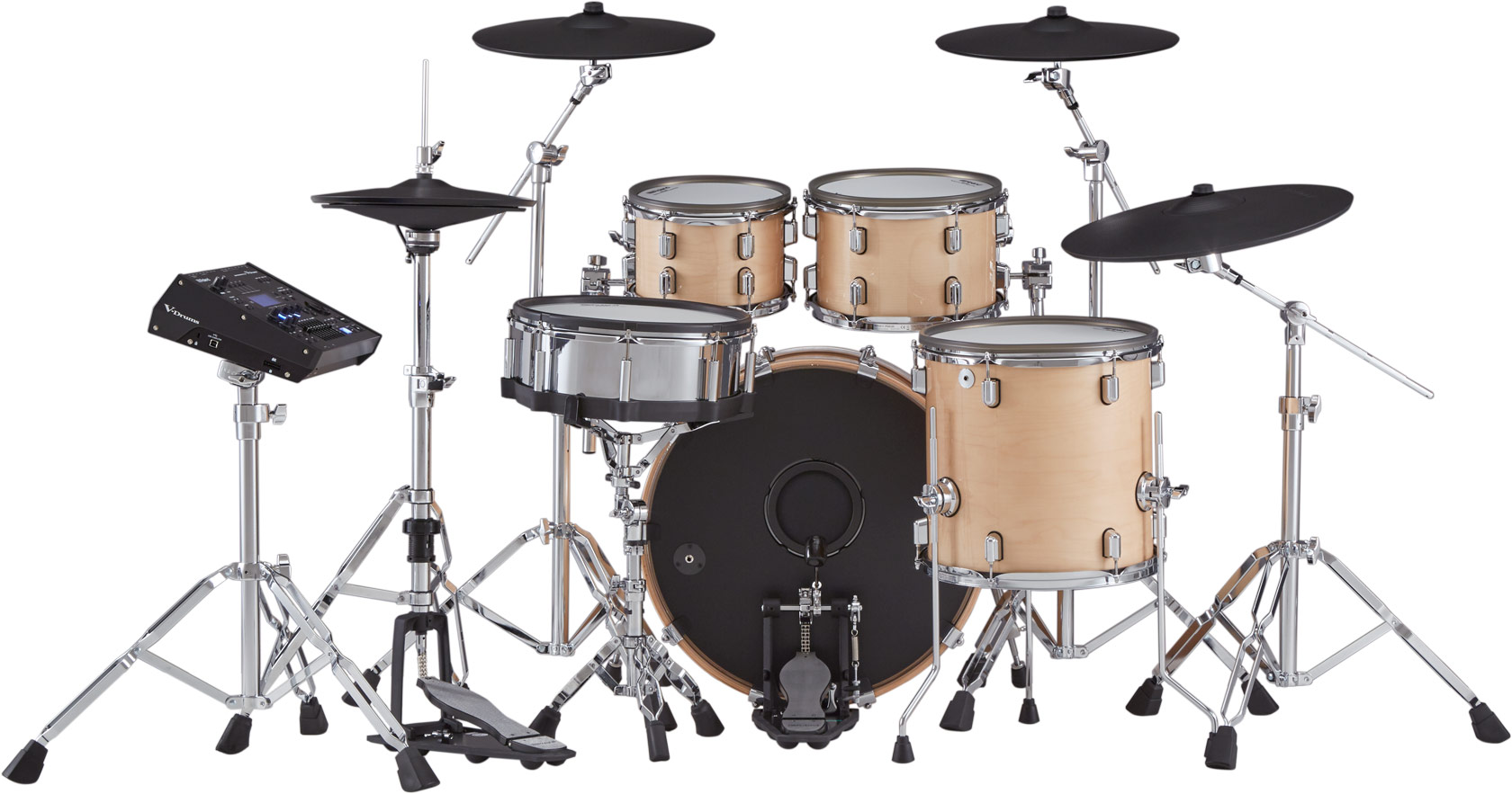 Roland V-Drums Acoustic Design 706 Drum Kit - Gloss Natural