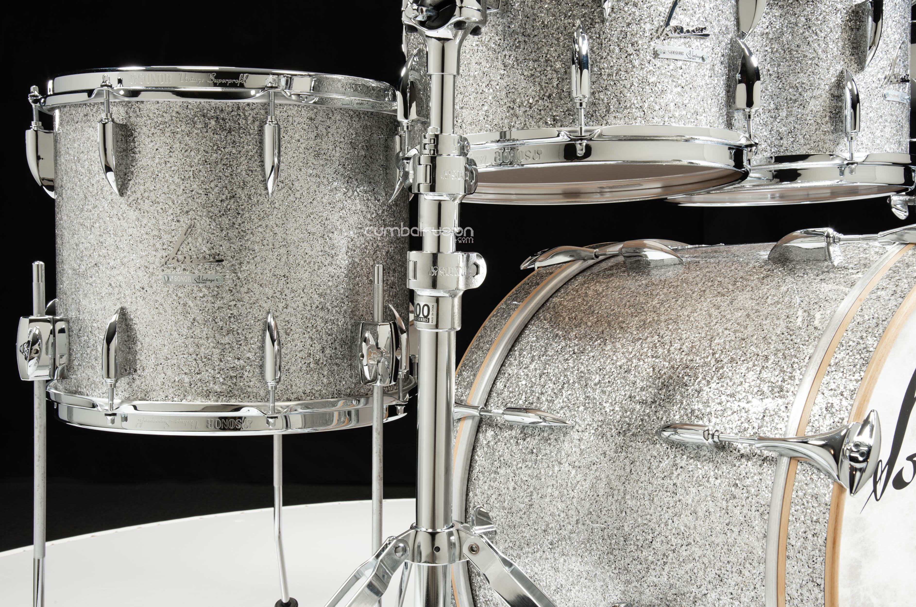 【Vintage・SONOR】　ニキティキ メタルフォン G 320 Sonor Vintage Series 4pc 10/12/14/20 (No Mount) - Vintage Silver