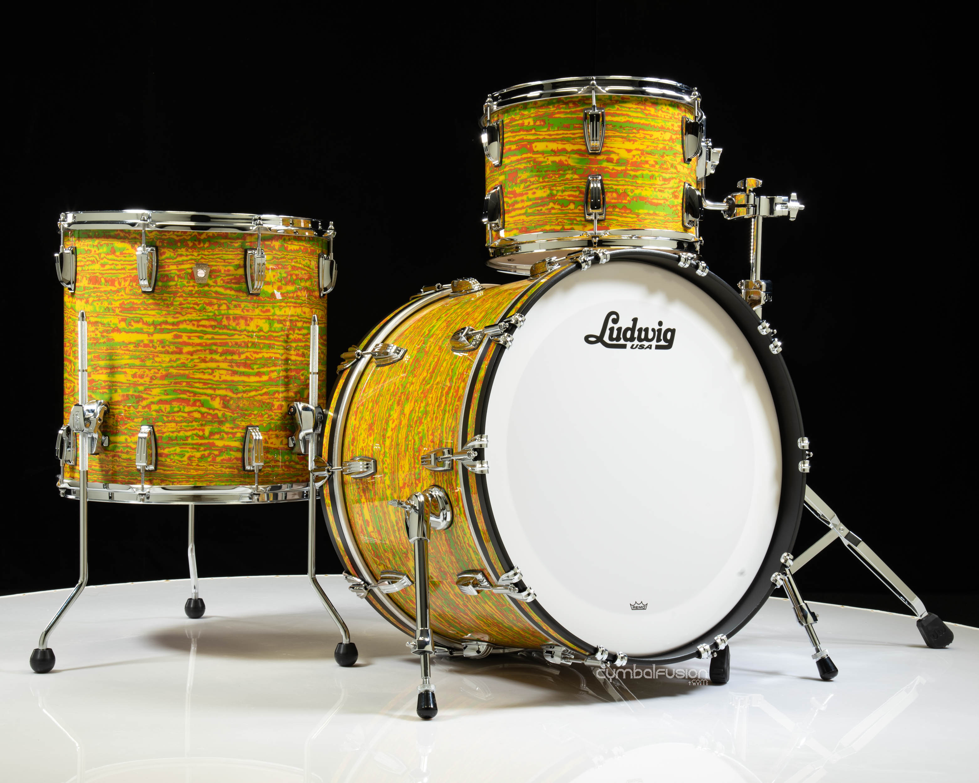 送料込みLudwig Limited Edition 90th Anniversary LS560 Classic Maple Satinwood Finish　ラディック　メイプル スネア