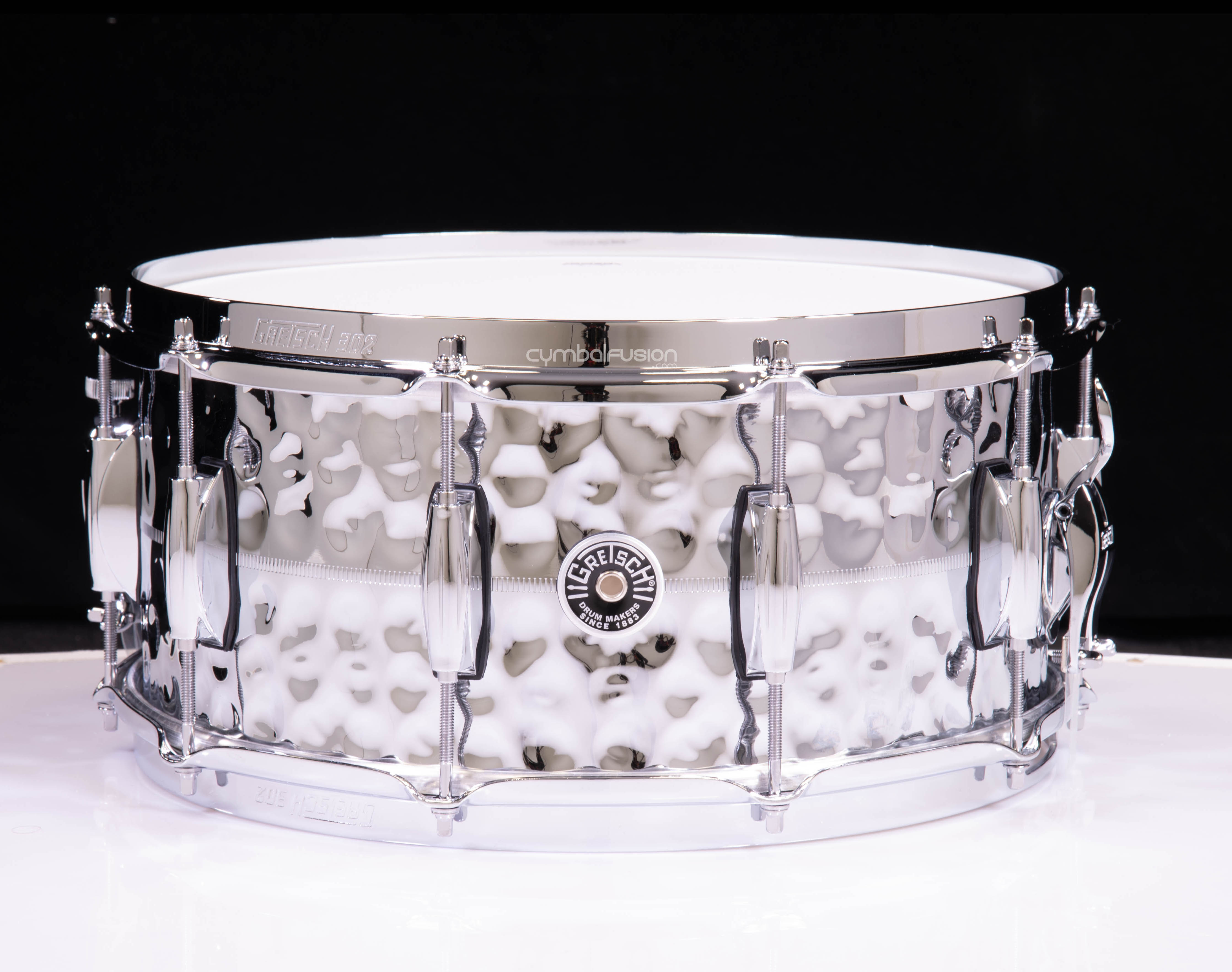 Gretsch Brooklyn Hammered Chrome Over Brass 14x6.5 Snare Drum