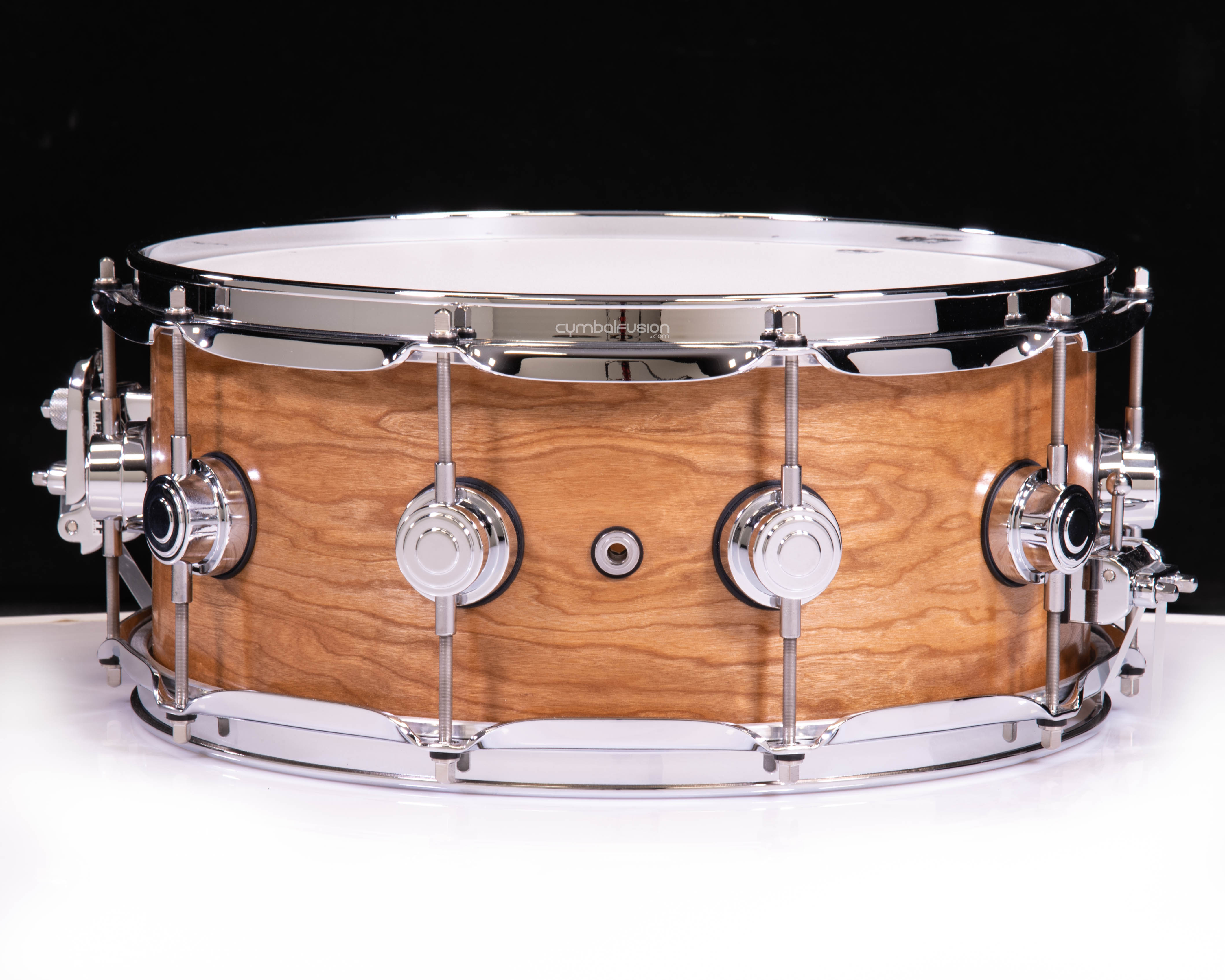 DW Collector's Series 6.5x14 Pure Cherry Snare - Natural Satin Oil