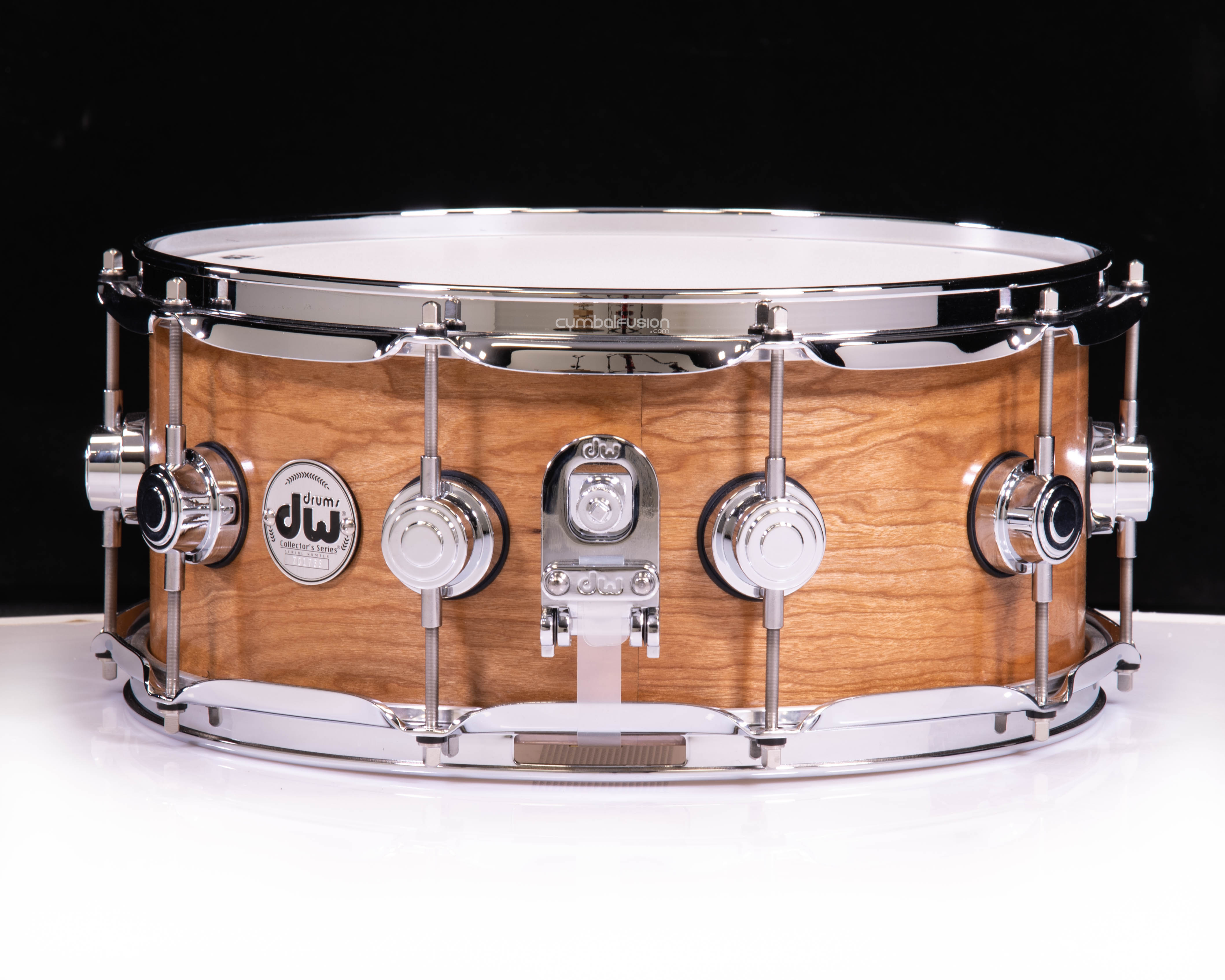 DW Collector's Series 6.5x14 Pure Cherry Snare - Natural Satin Oil