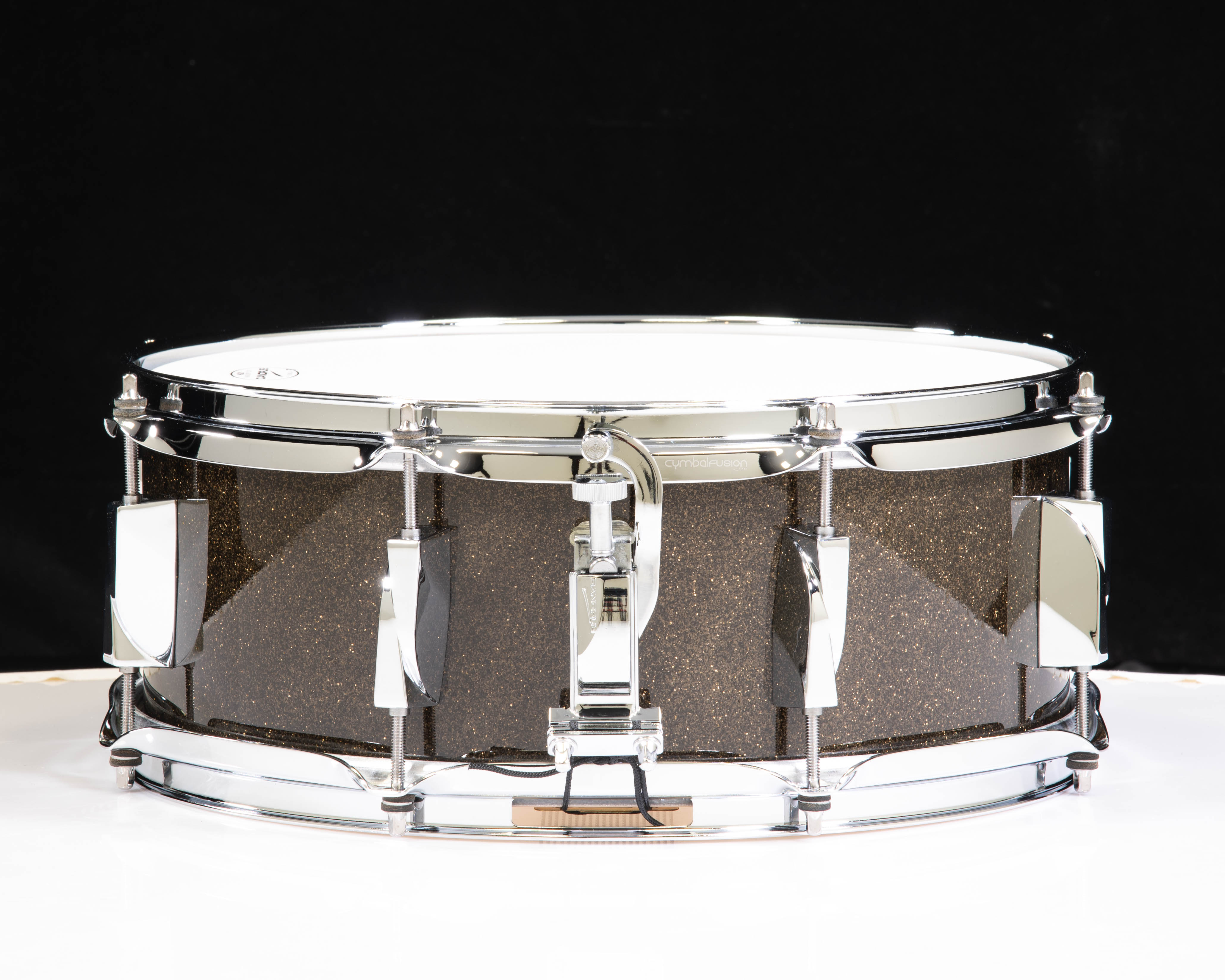 Canopus 5.5x14 Yaiba Birch Snare - Ice Black Sparkle Lacquer