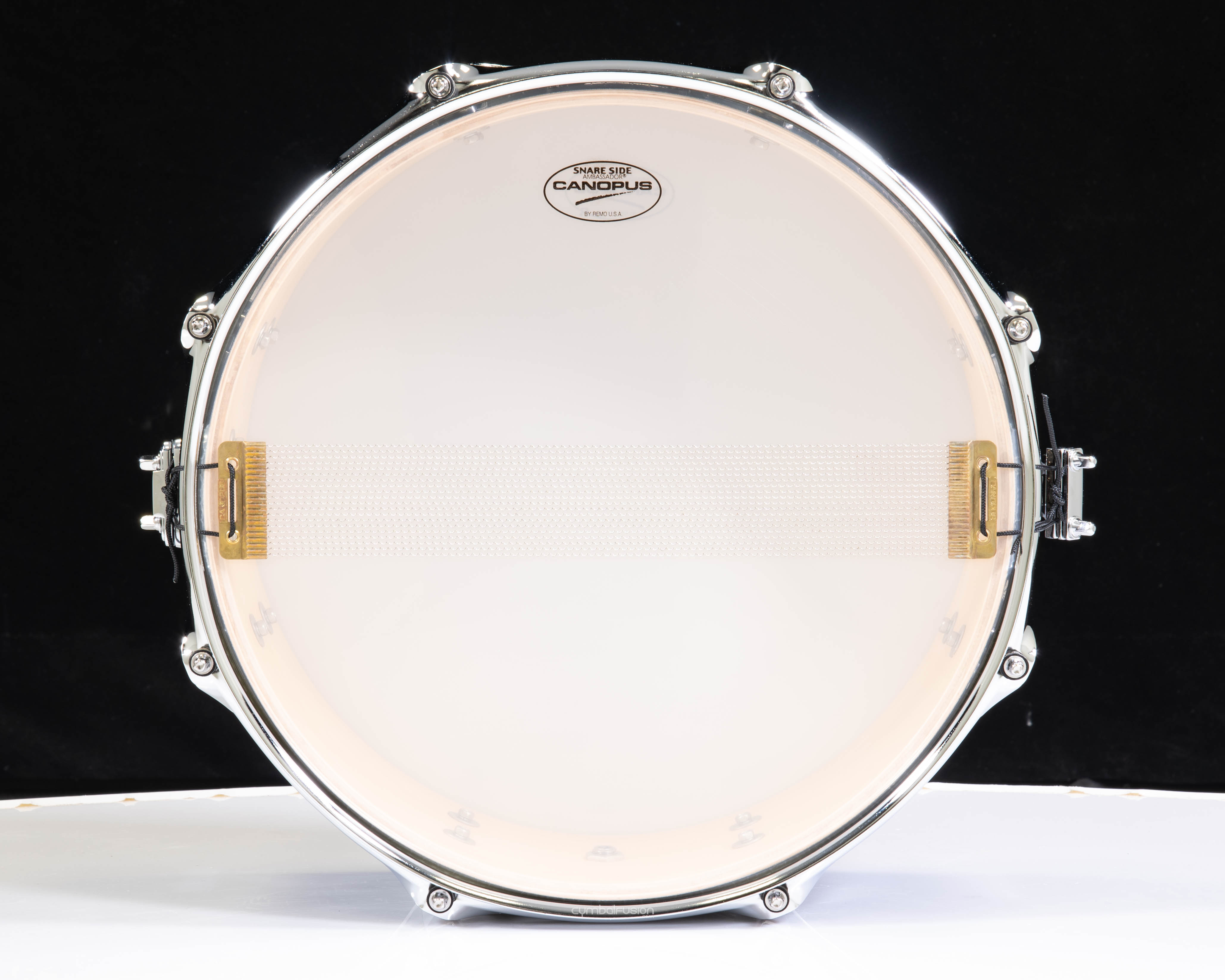 Canopus 5.5x14 Yaiba Birch Snare - Ice Black Sparkle Lacquer