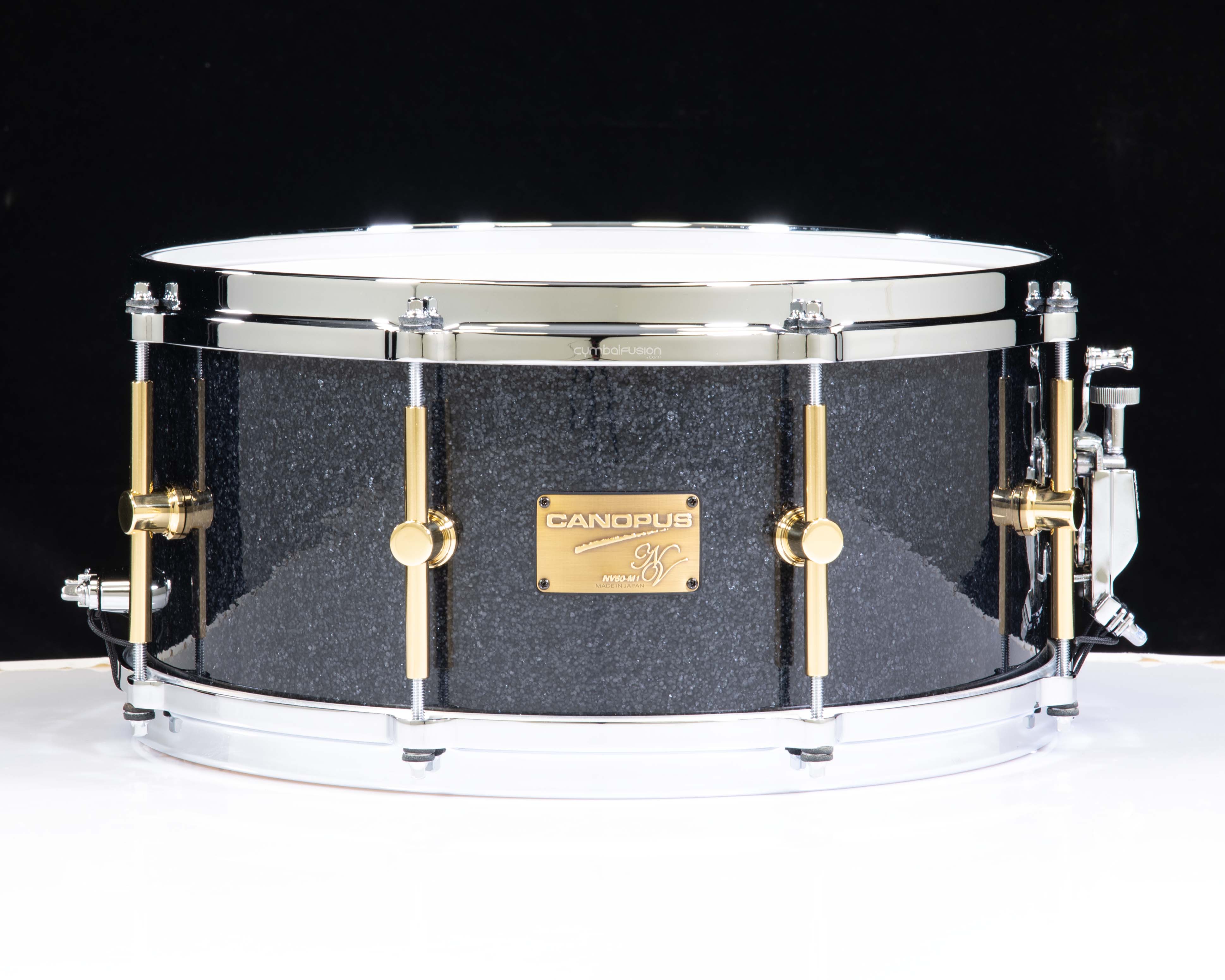 Canopus NV60-M1 6.5x14 Snare - Black Sparkle