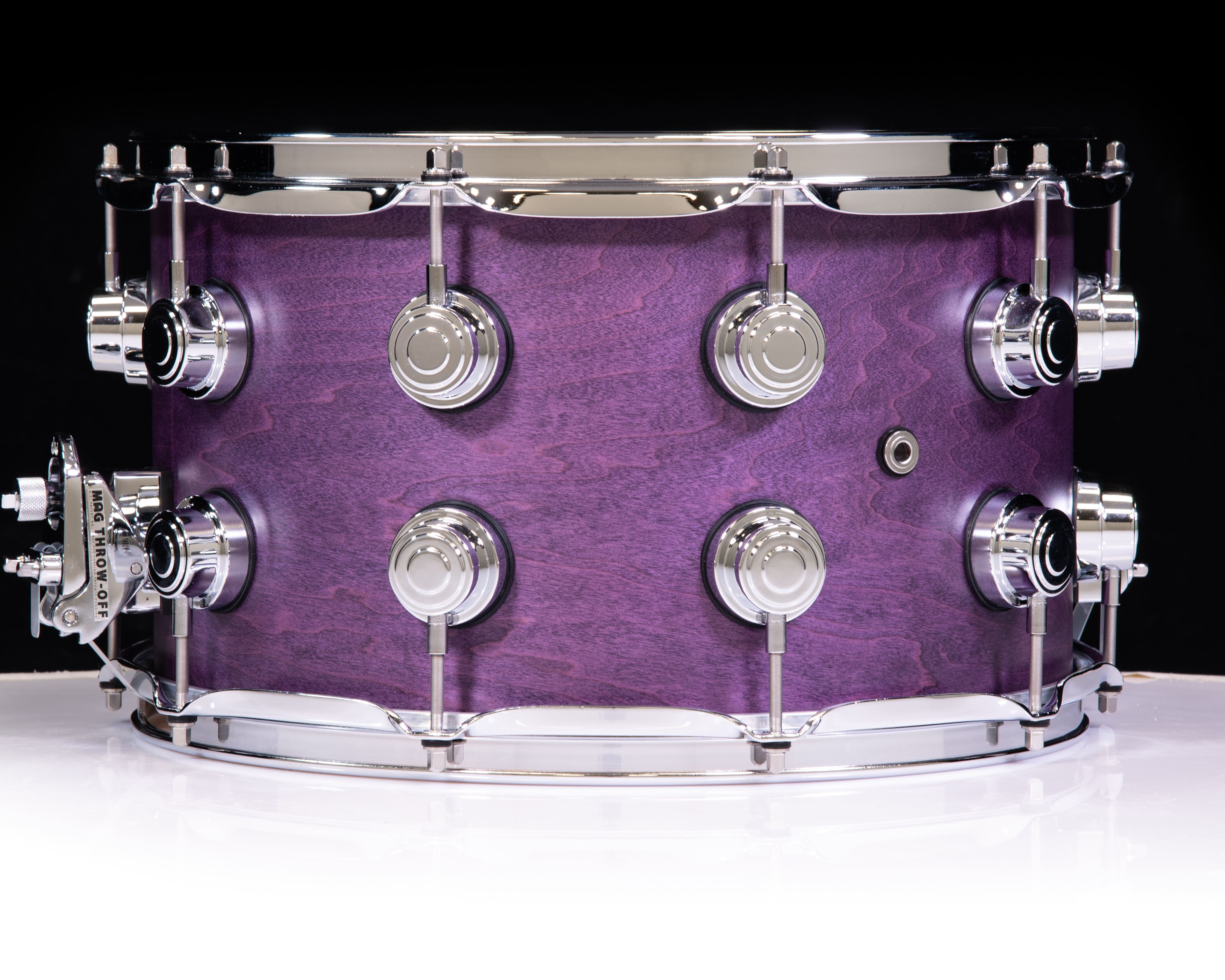 DW Collector's 8x14 SSC Maple Snare Drum - Lavender Satin Oil