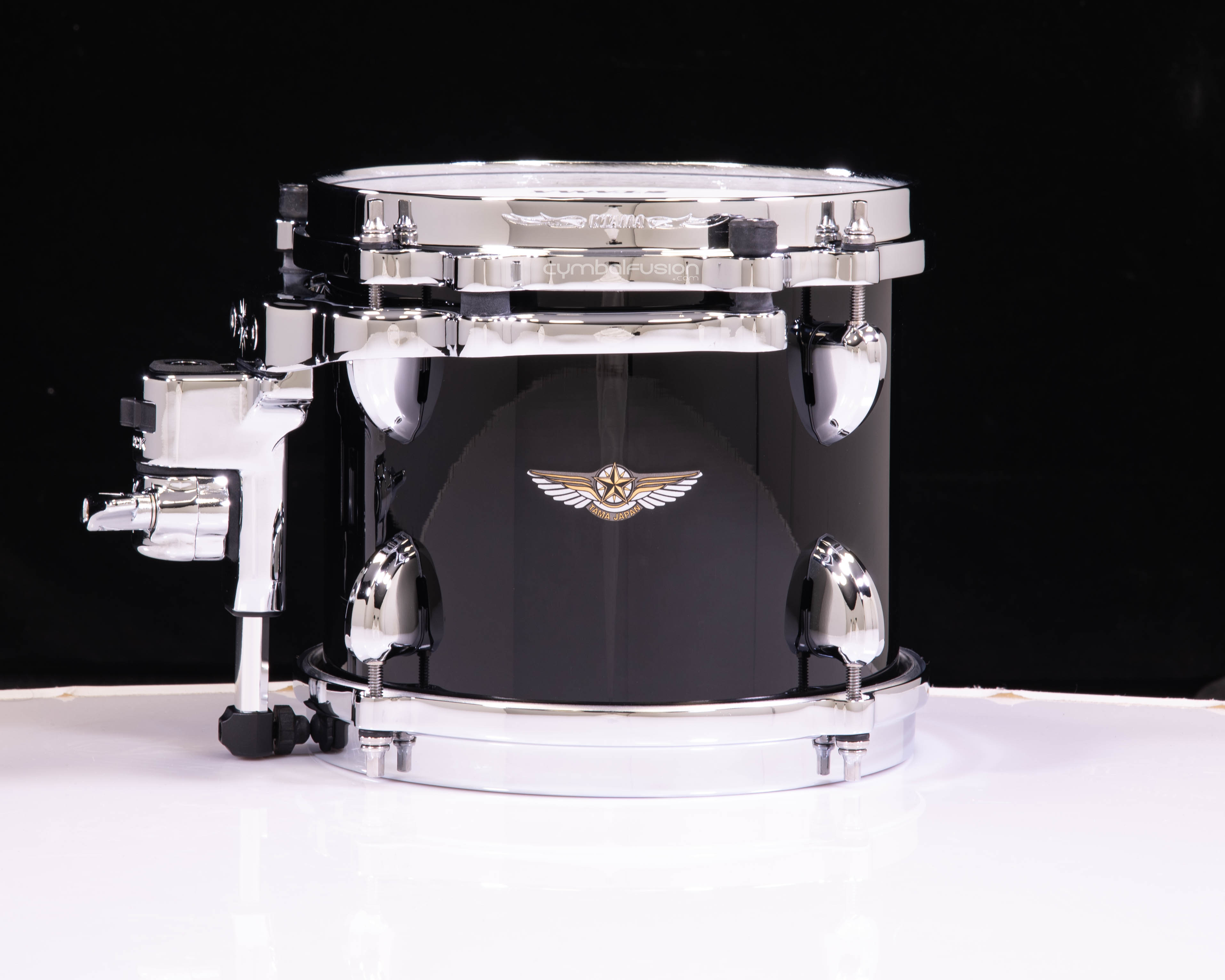Tama Star Walnut 8x7 Tom - Piano Black