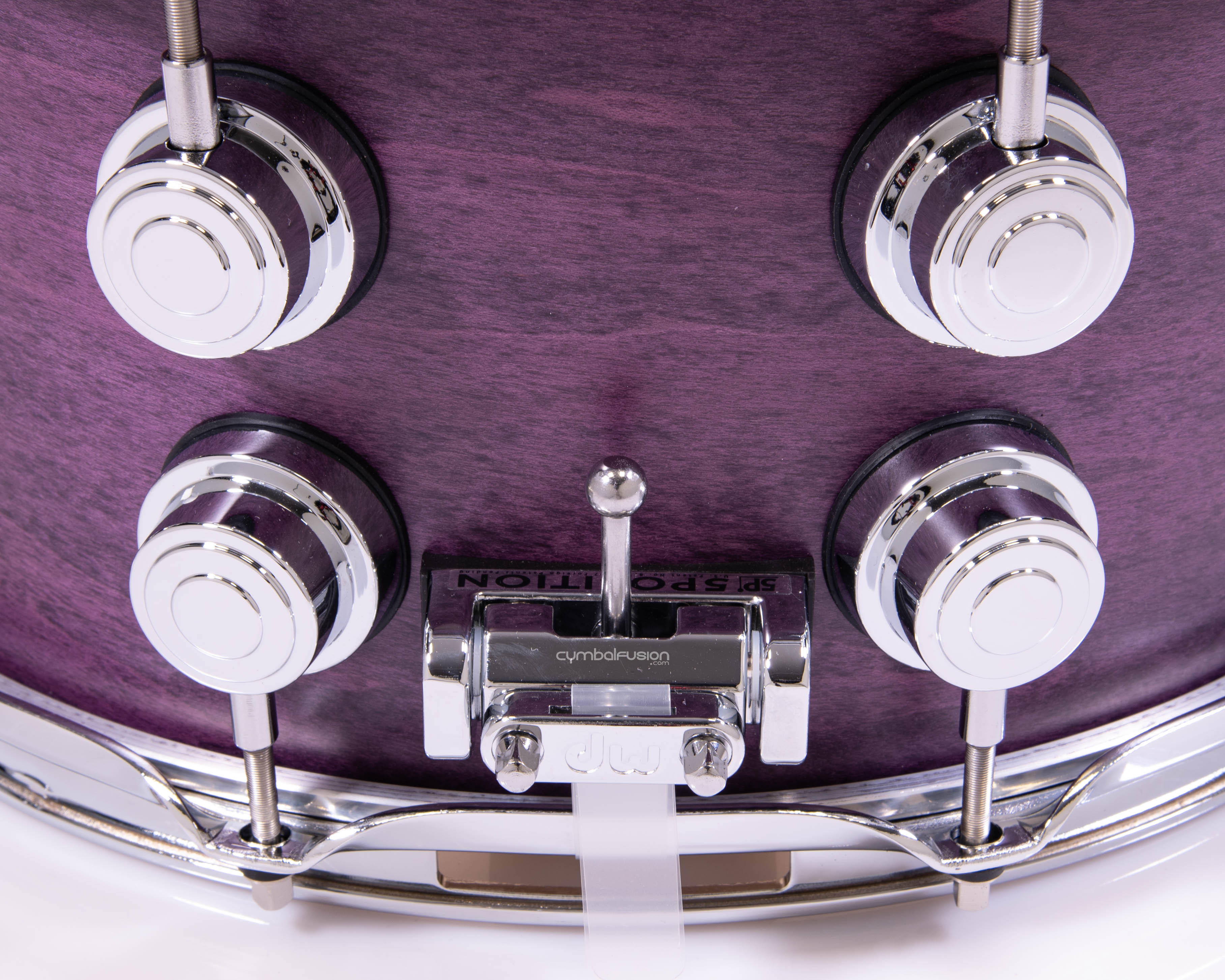 DW Collector's Pure Maple 7x14 Snare Drum - Lavender Satin Oil