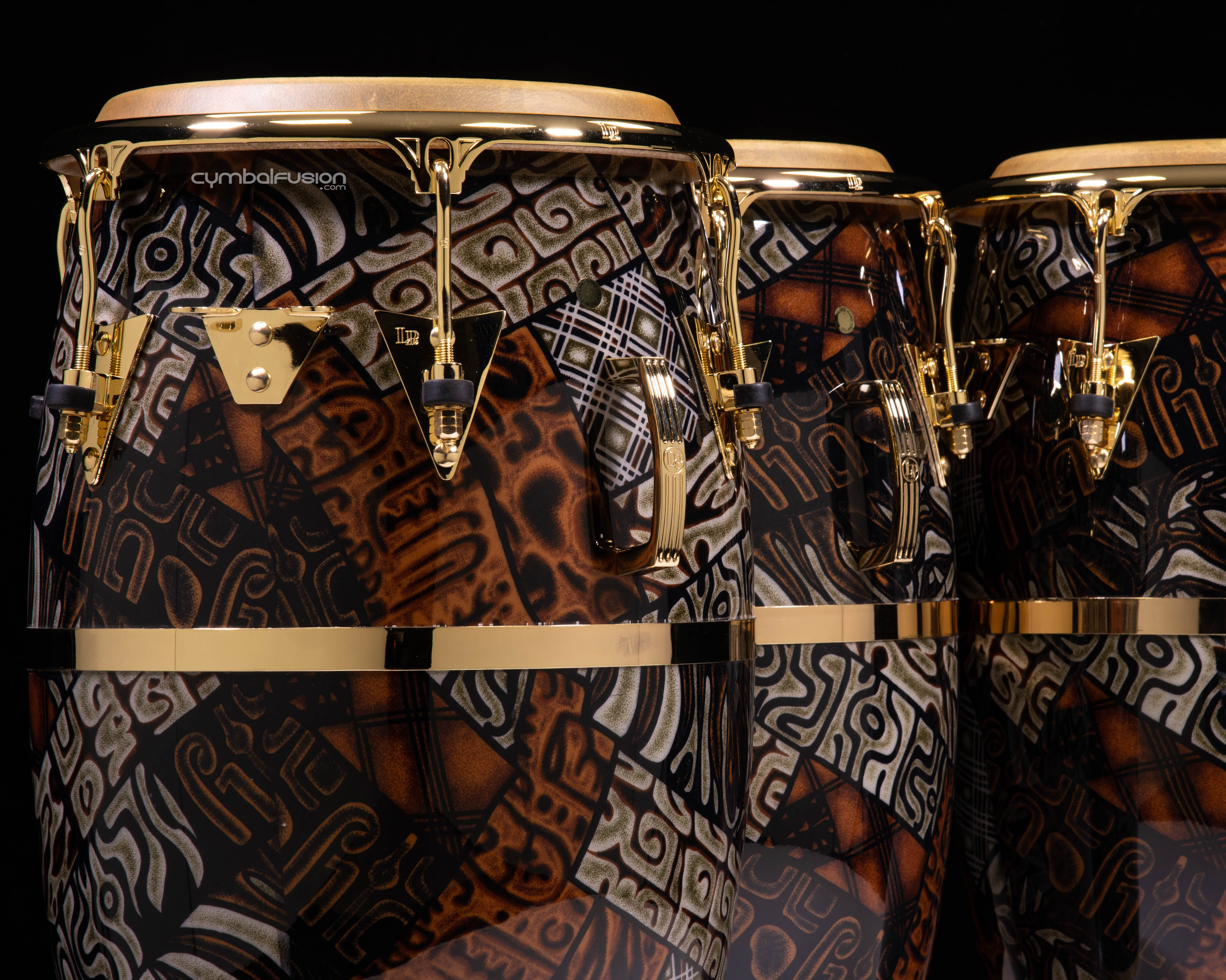 LP Limited Edition Tribal Finish Fiberglass with Gold Hardware