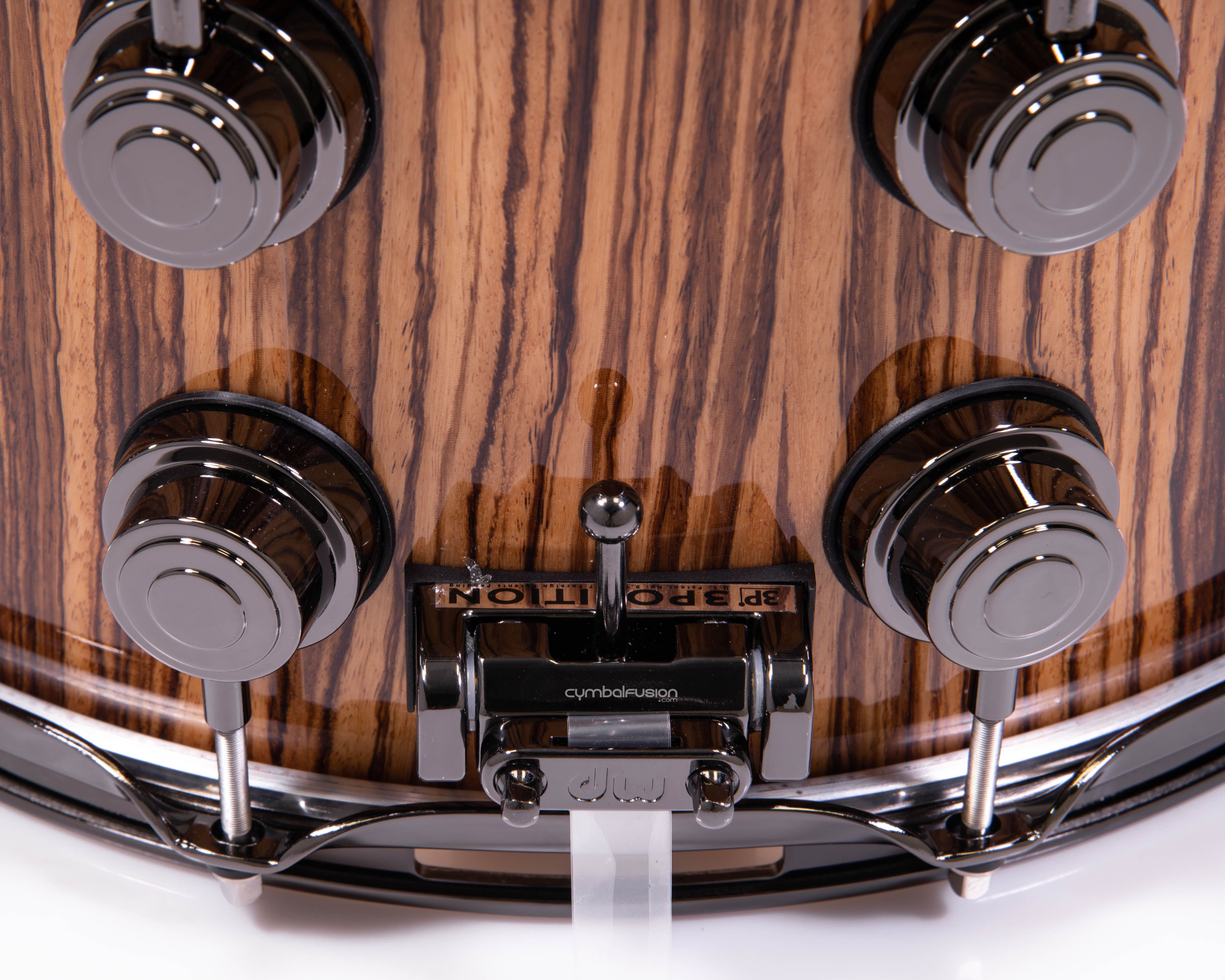 DW Collector's Series 8x14 High Gloss over Exotic Zebra Wood w