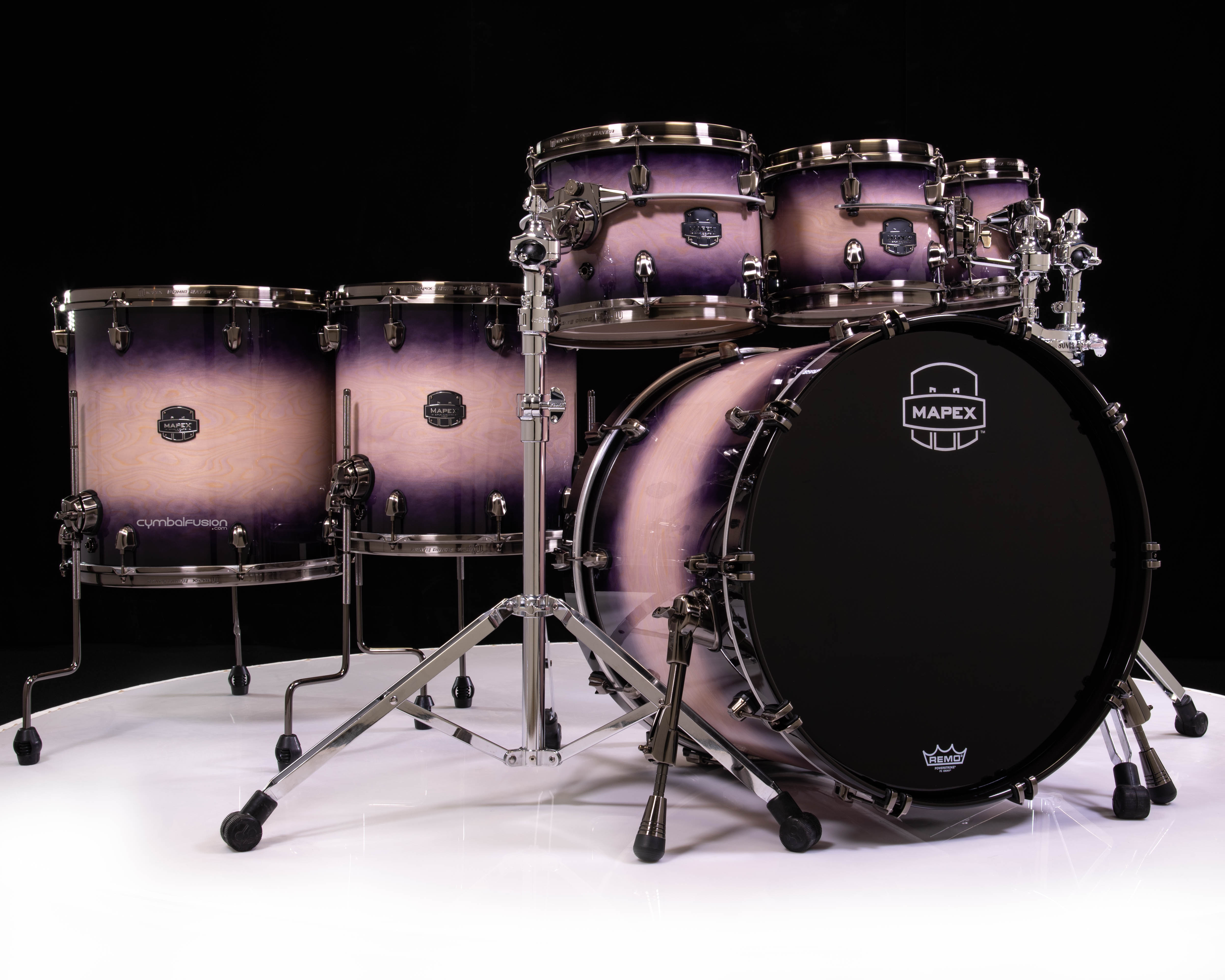 Saturn Evolution Birch 7pc Shell Pack - Exotic Violet Burst Saturn Evolution Birch 7pc Shell Pack - Exotic Violet Burst