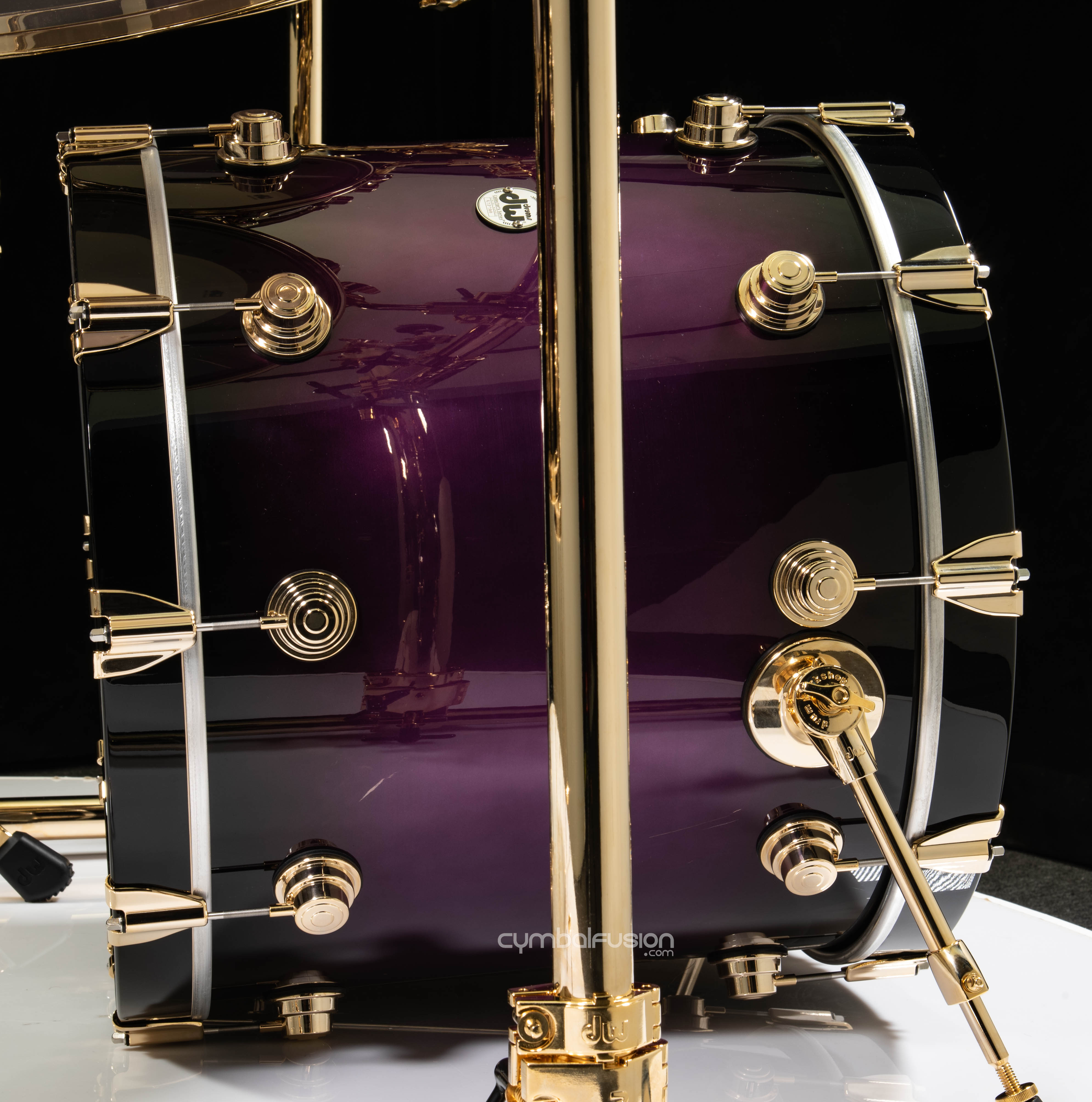 DW Collectors 7pc Maple Shell Pack - Anodized Purple to Black Burst