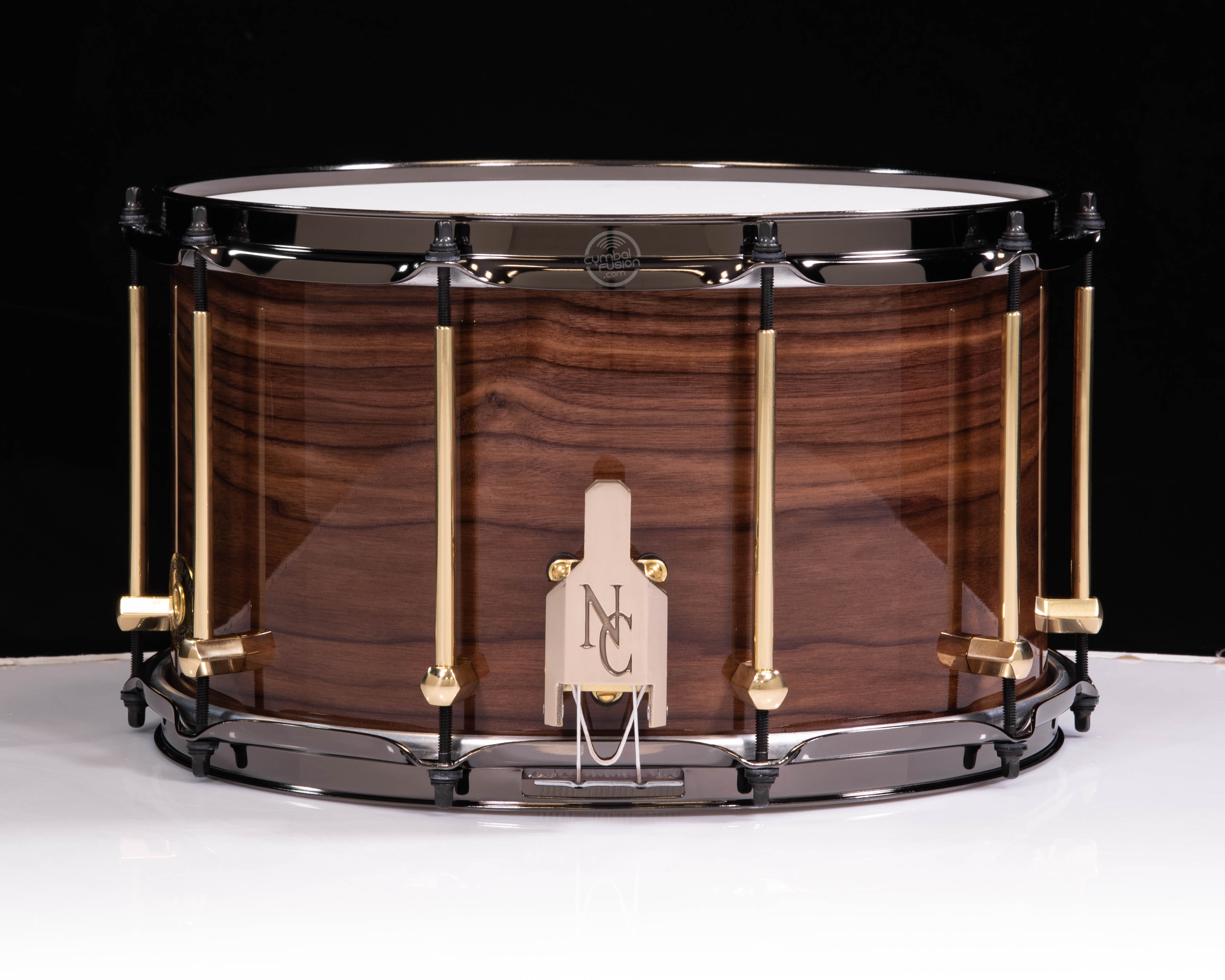 Noble Cooley Classic SS Walnut 8x14 Snare - Natural Gloss