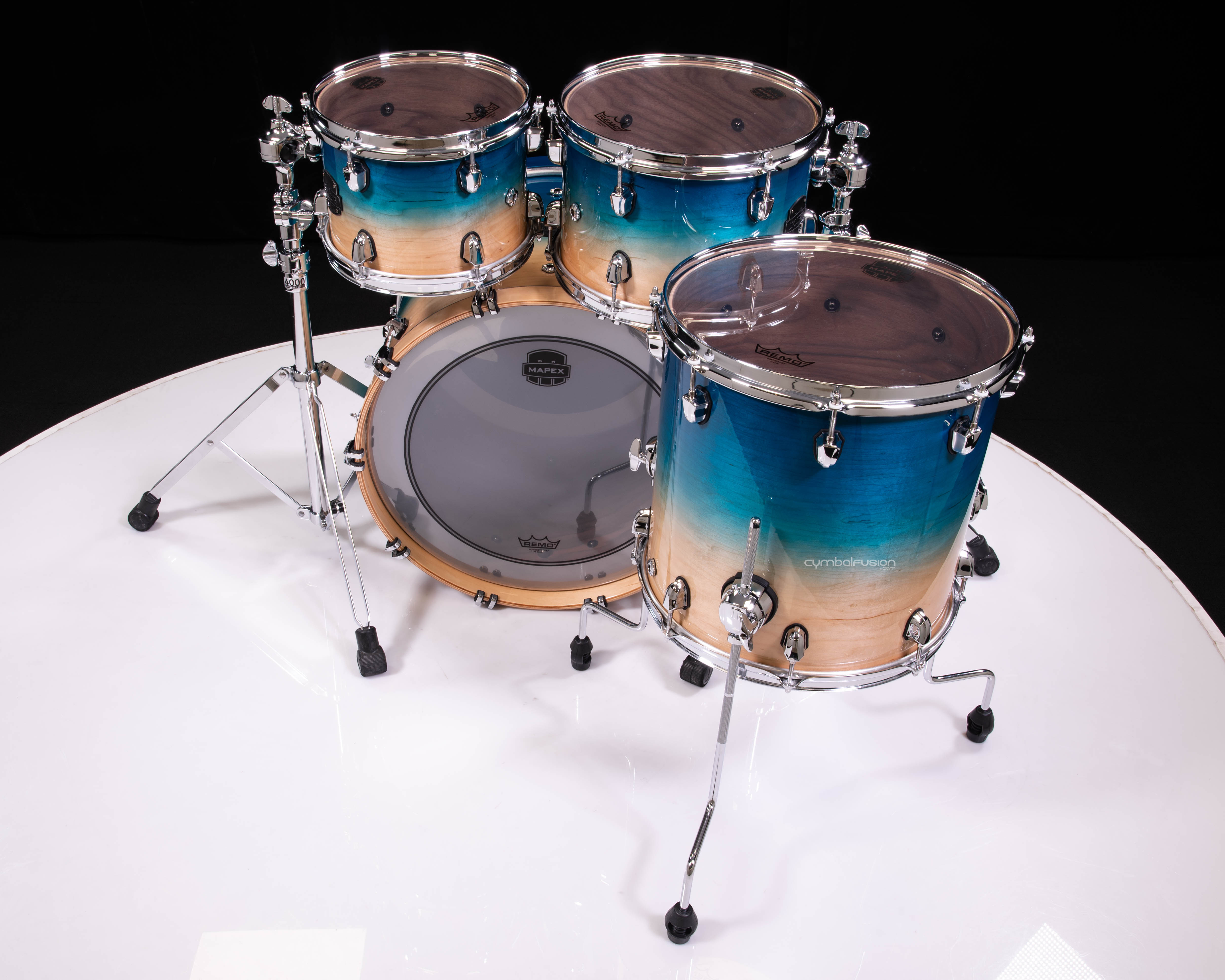 Mapex Saturn 4pc Fusion Shell Pack - Aqua Fade (SR504XUQ )