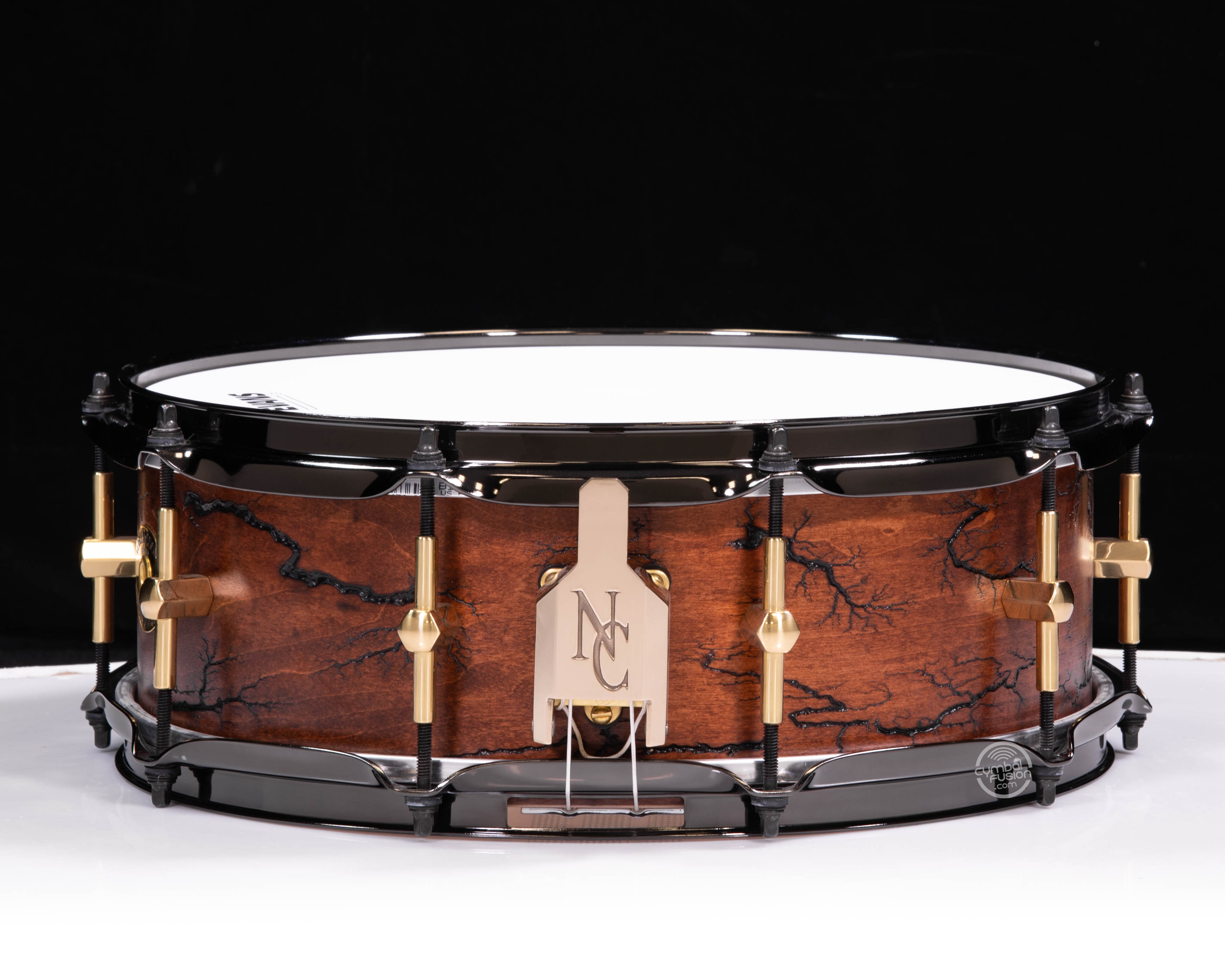 Noble & Cooley SS Maple 5x14 Snare - Matte Honey Maple w/Fractals