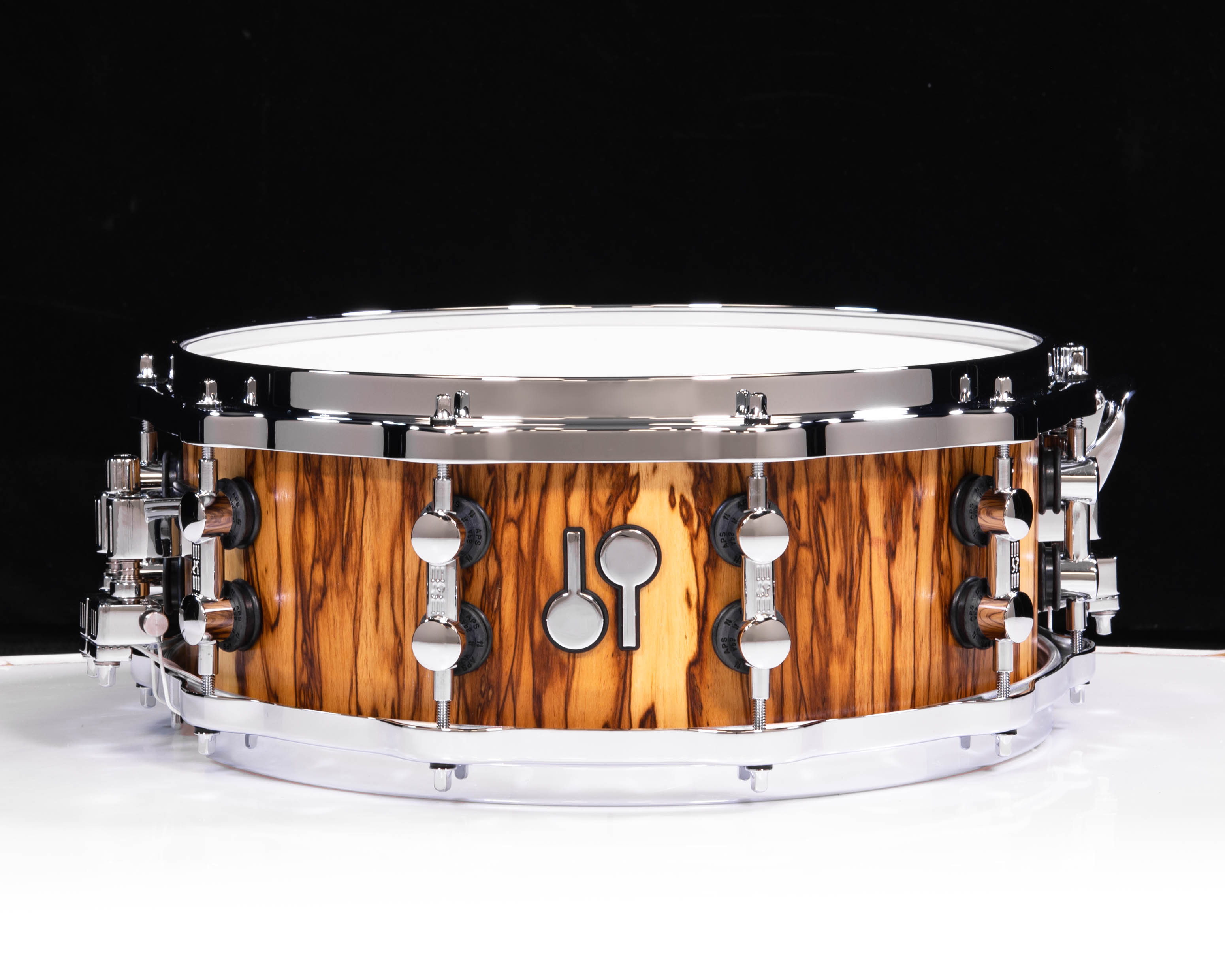 Sonor SQ2 Medium Maple 5.5x14 Snare Drum - African Marble