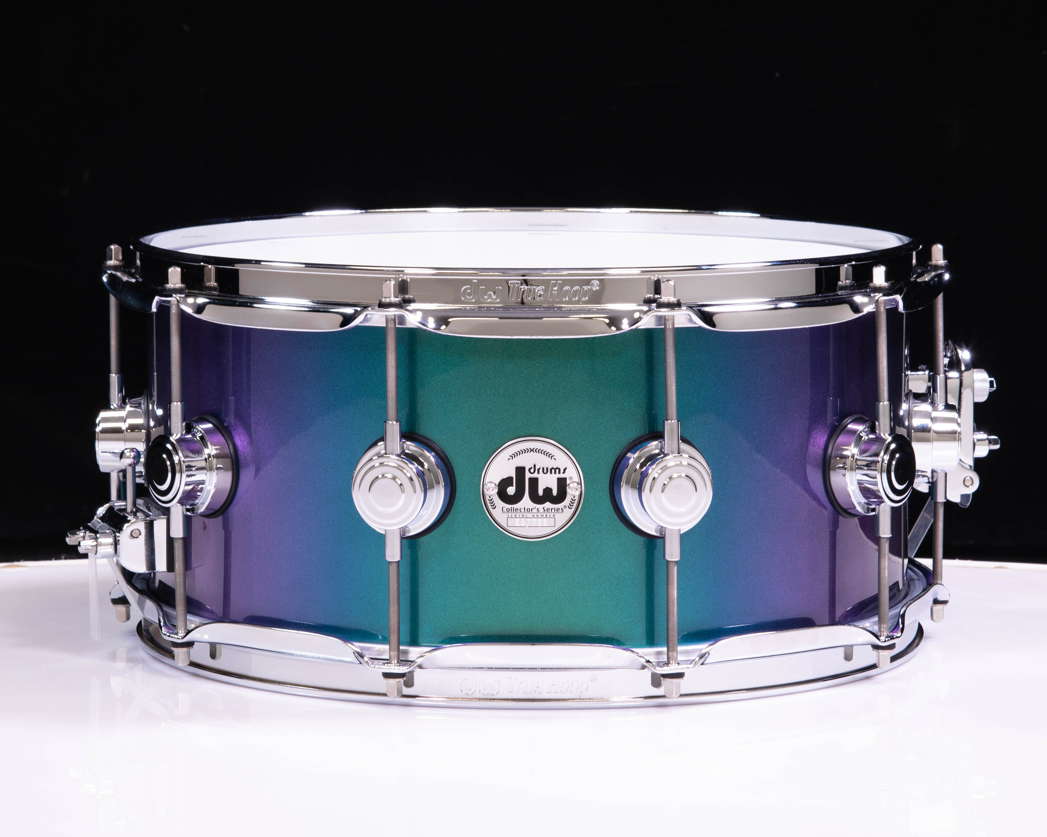 DW Collector's Brass 6.5x14 Snare Drum - Riddler (Custom Finish