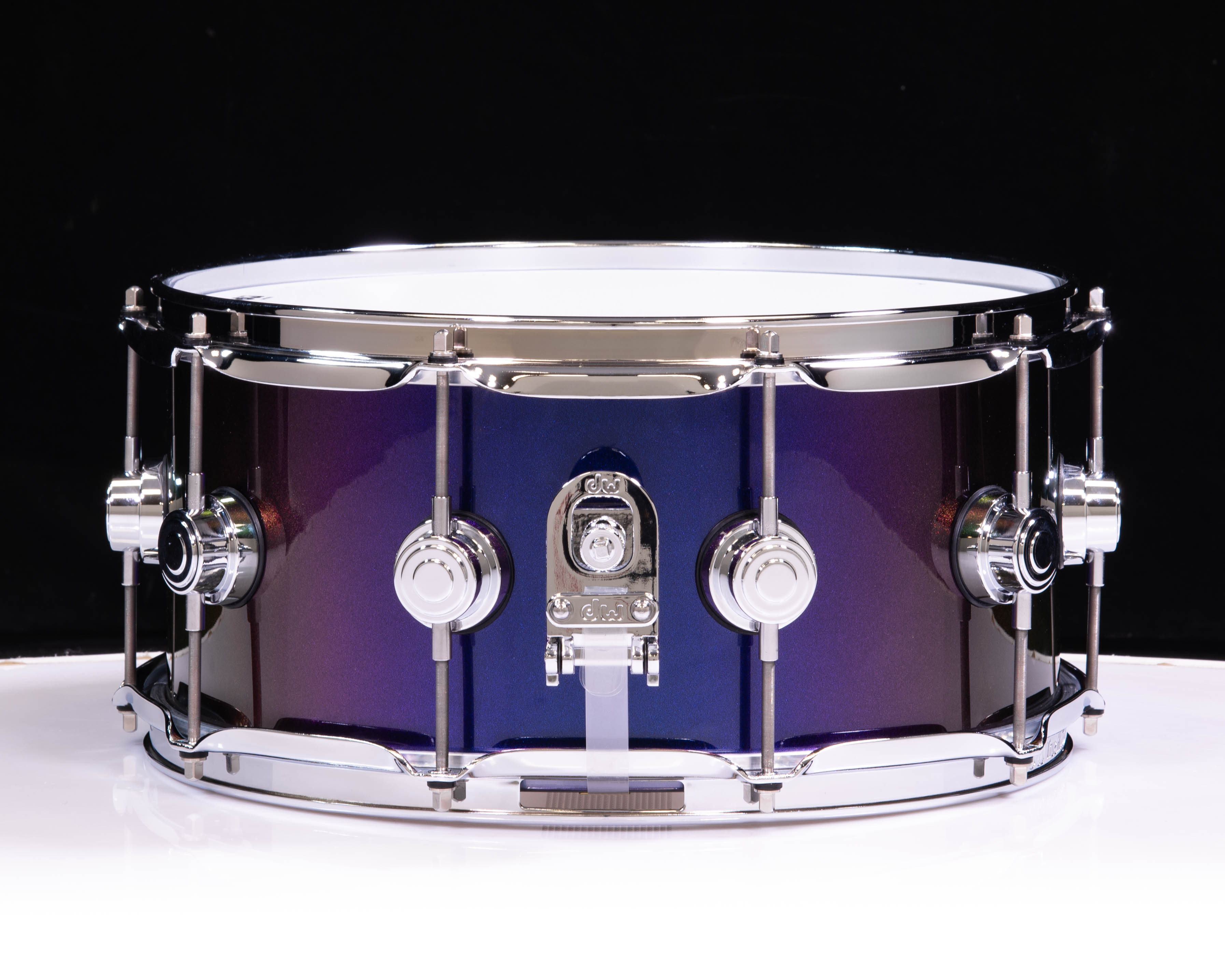 DW Collector's Brass 6.5x14 Snare Drum - Supernova (Custom Finish